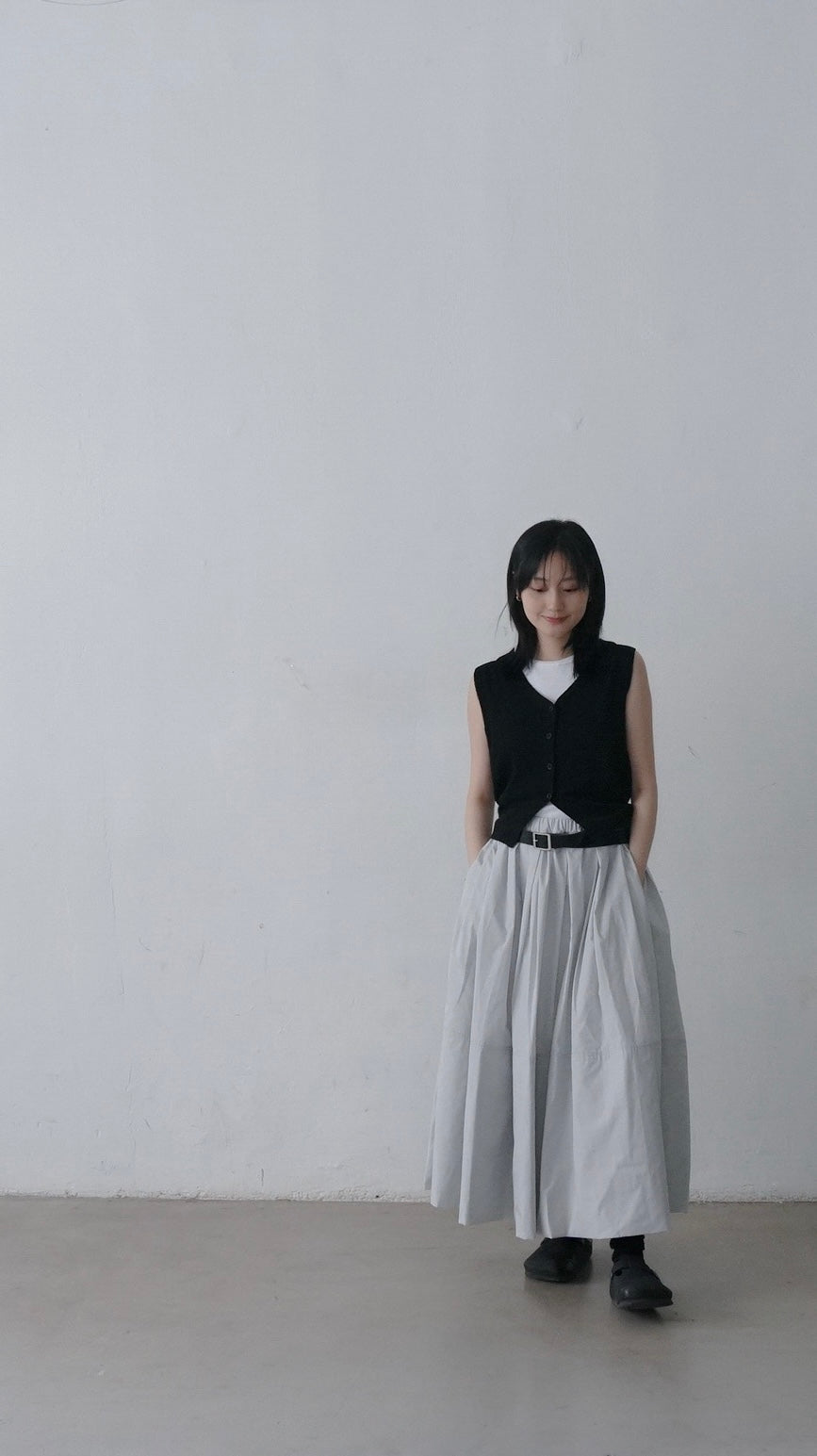 merry skirt in light grey