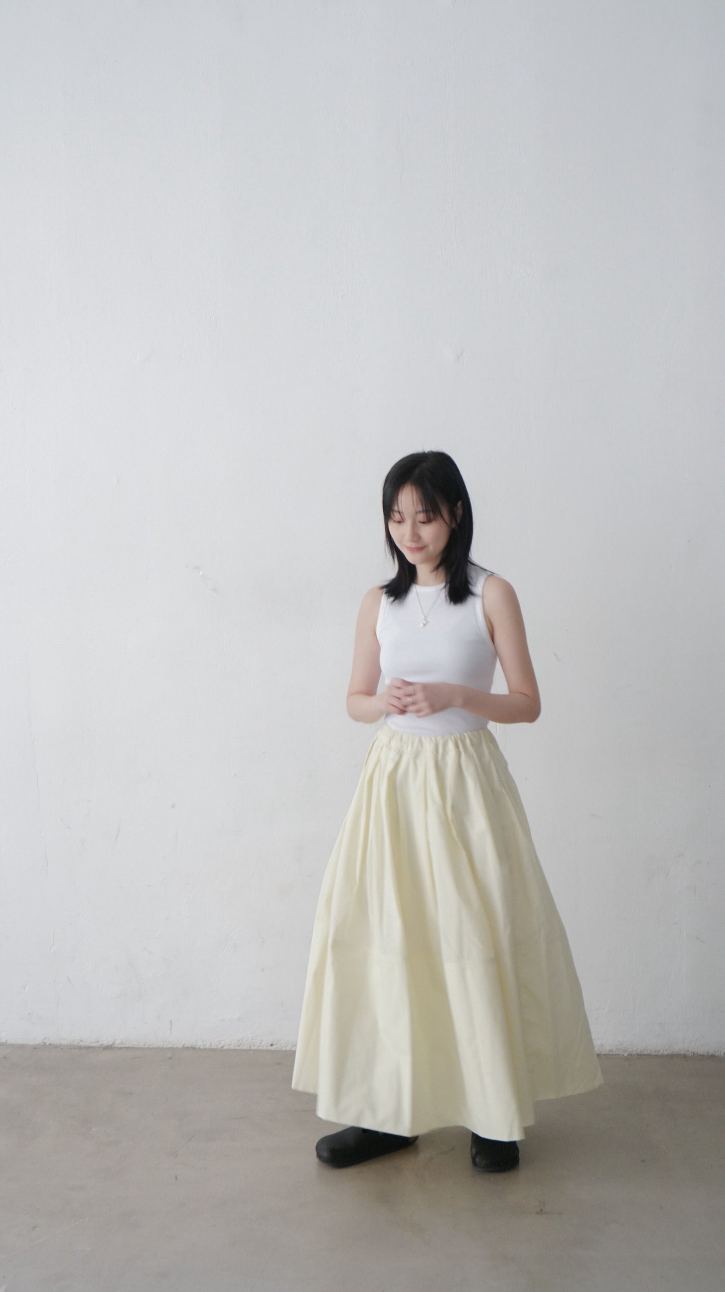 merry skirt in lemon