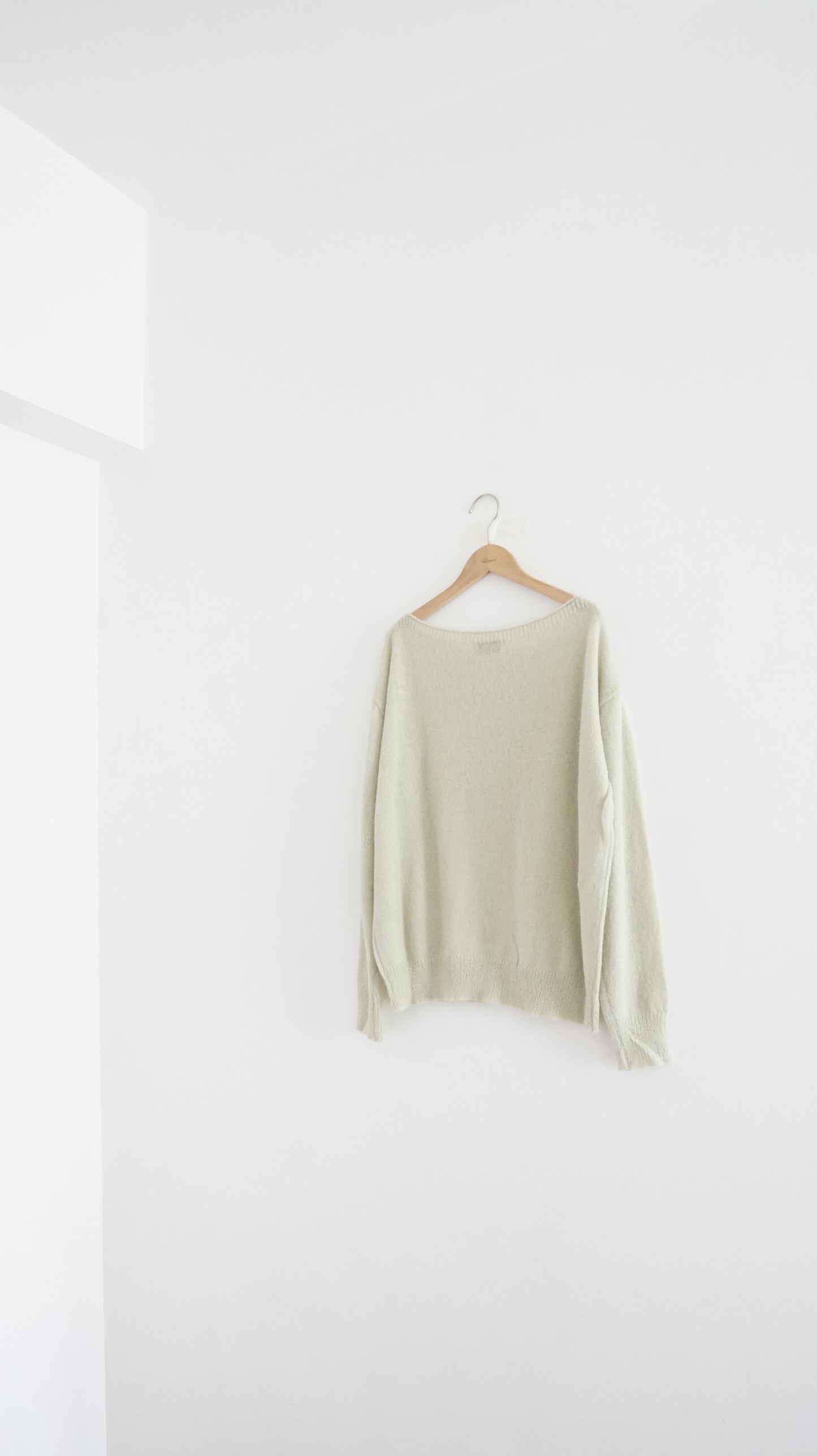 spring sheer sweater in avocado green