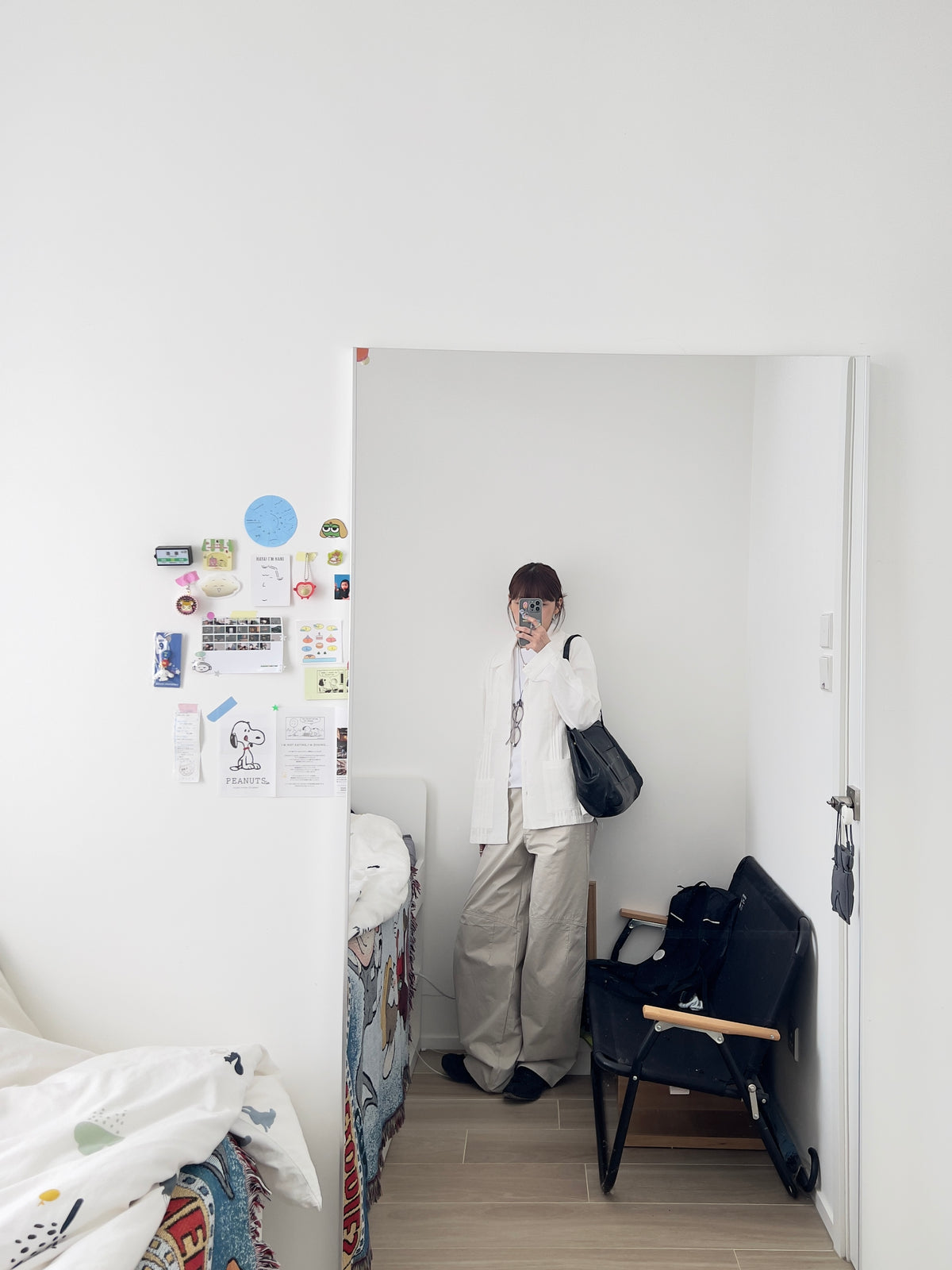 aster tailored linen jacket in white (pre-order)
