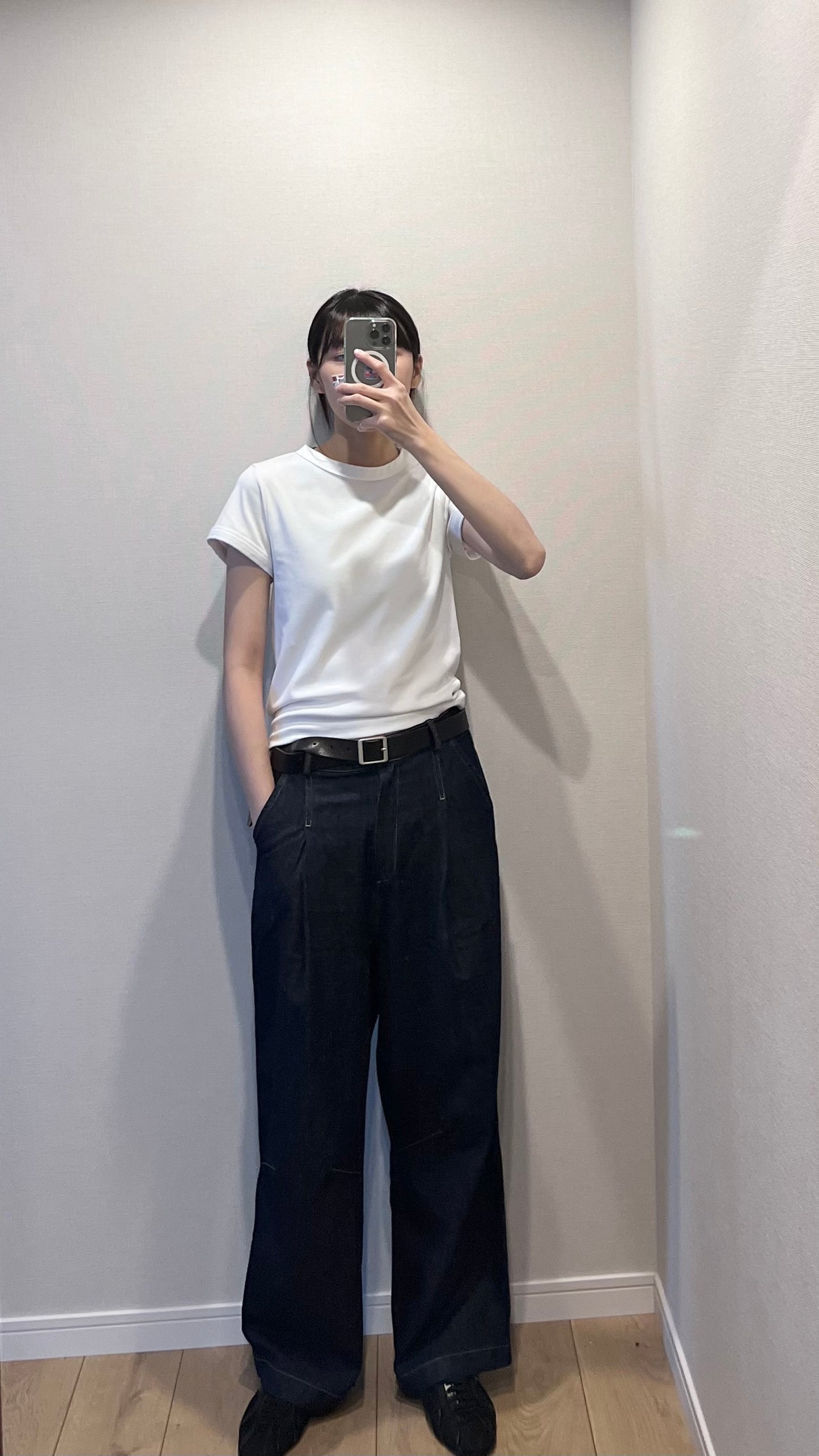 meeemorr classic denim pants