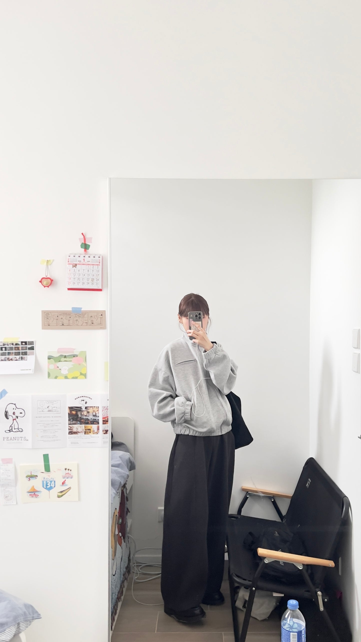 axel zip-up jacket in grey (pre-order)