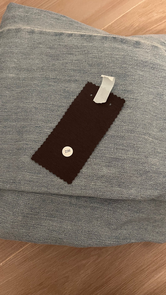made-to-order ❇️ clean fit bone tee in charcoal ( pre-order )