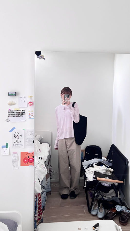 veil striped tee in purple (pre-order)