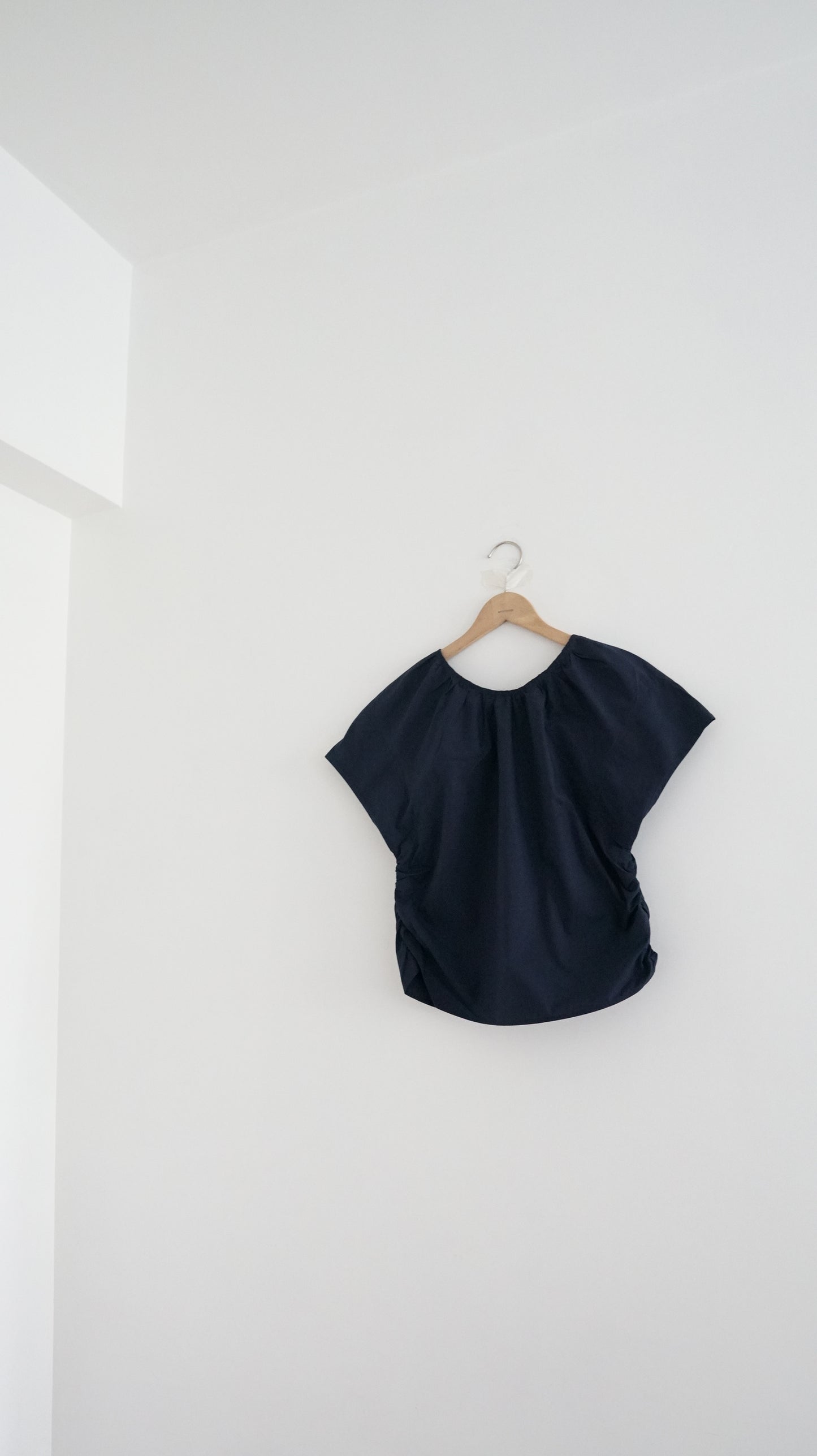 bubble shirt in navy