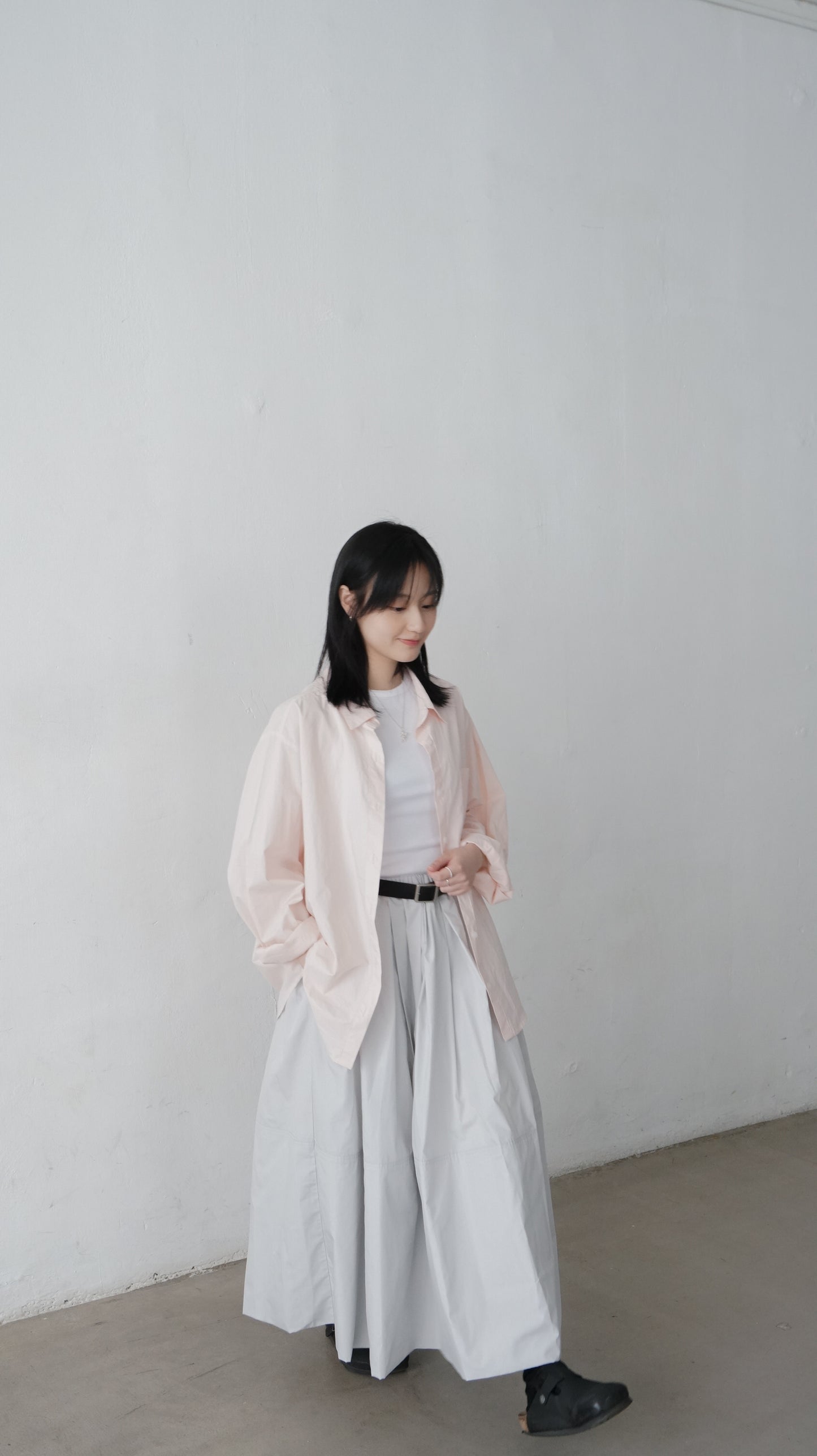 classic soft shirt in soft pink