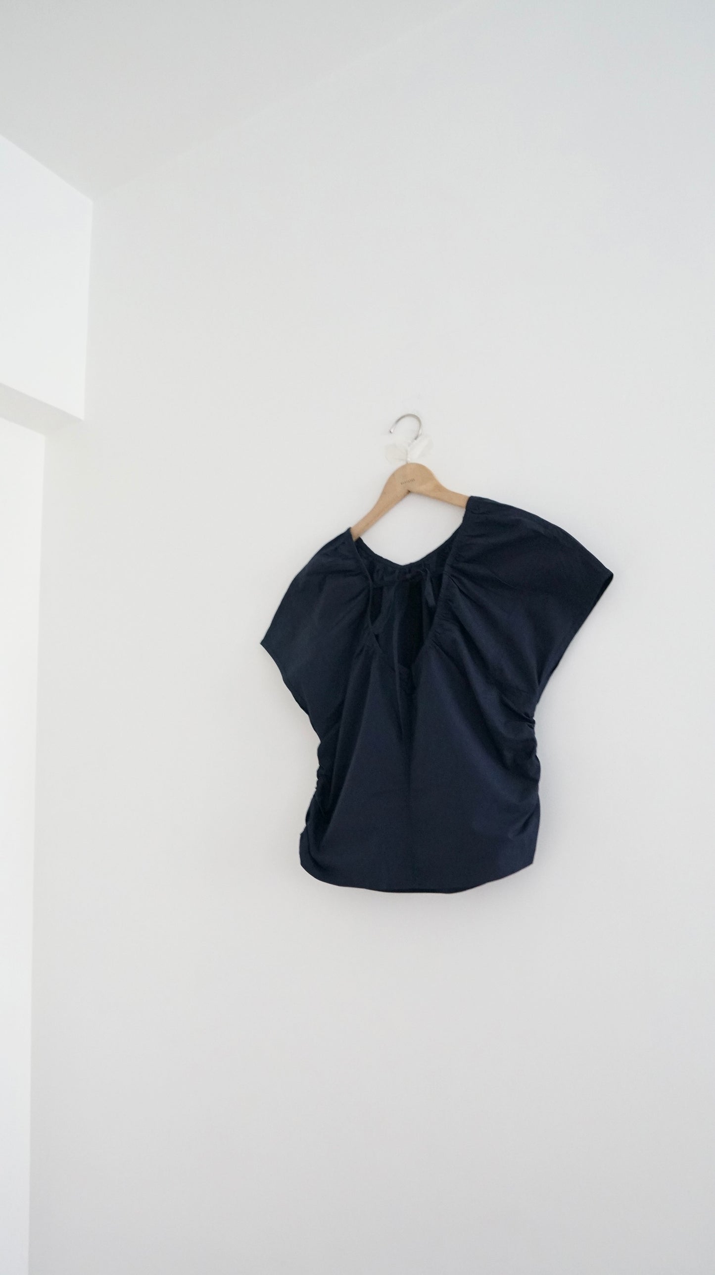 bubble shirt in navy
