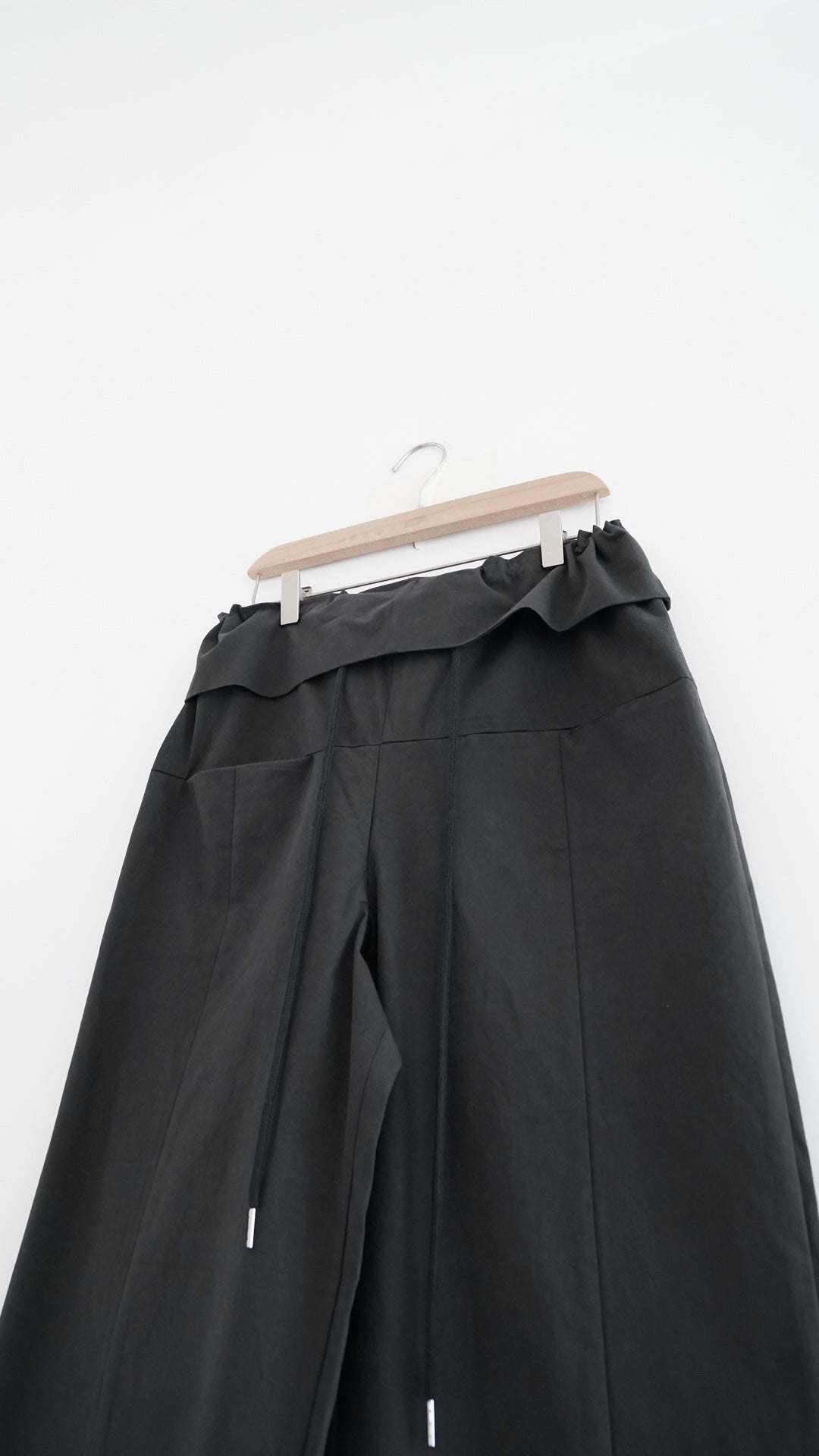 voss high end low waist vintage pants in charcoal (pre-order)