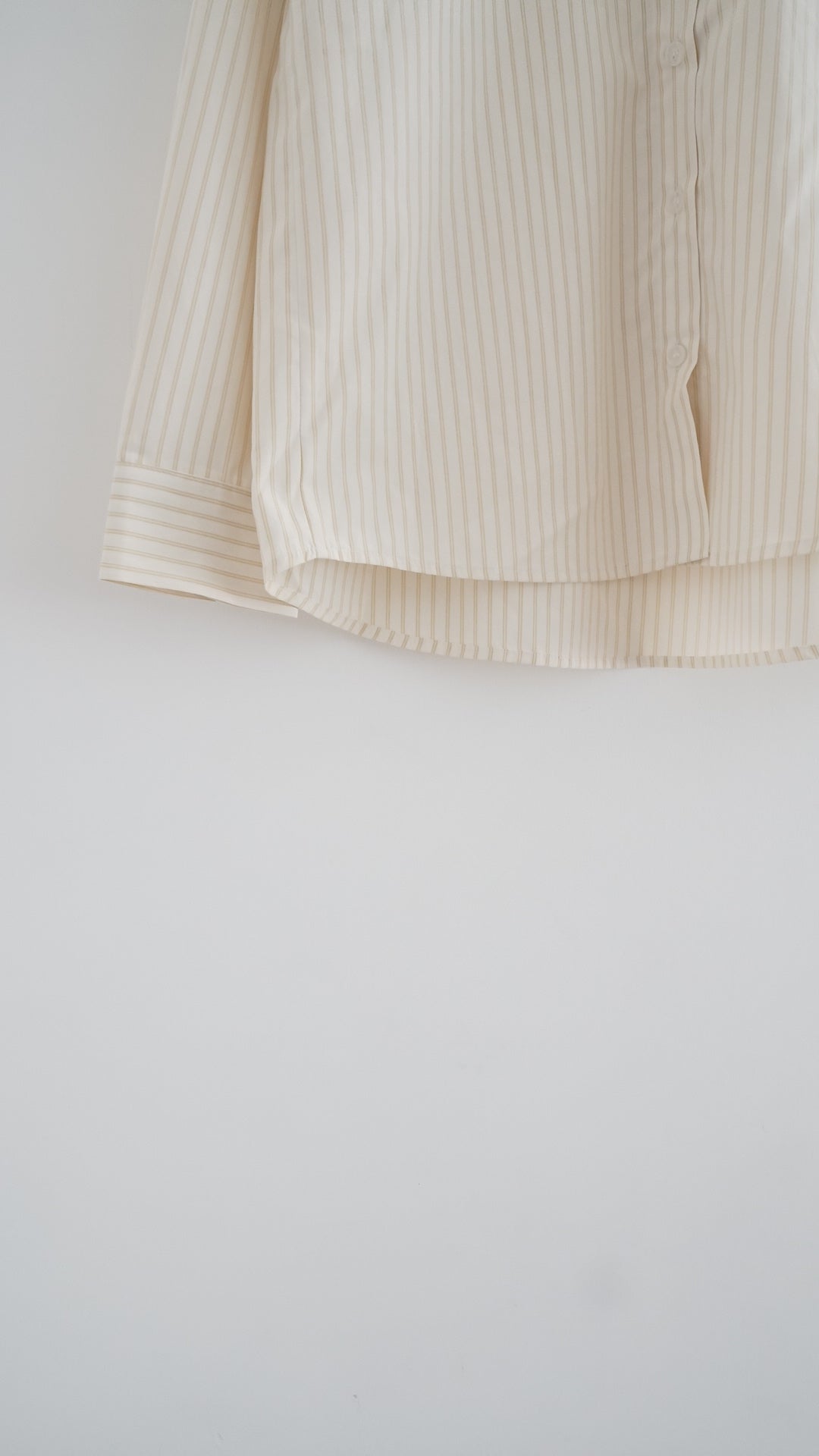 rei everyday striped shirt in butter (pre-order)
