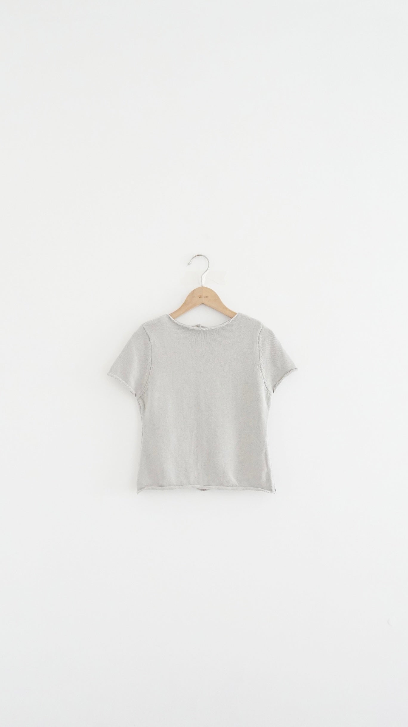 soft sleeve cardigan in grey (pre-order)