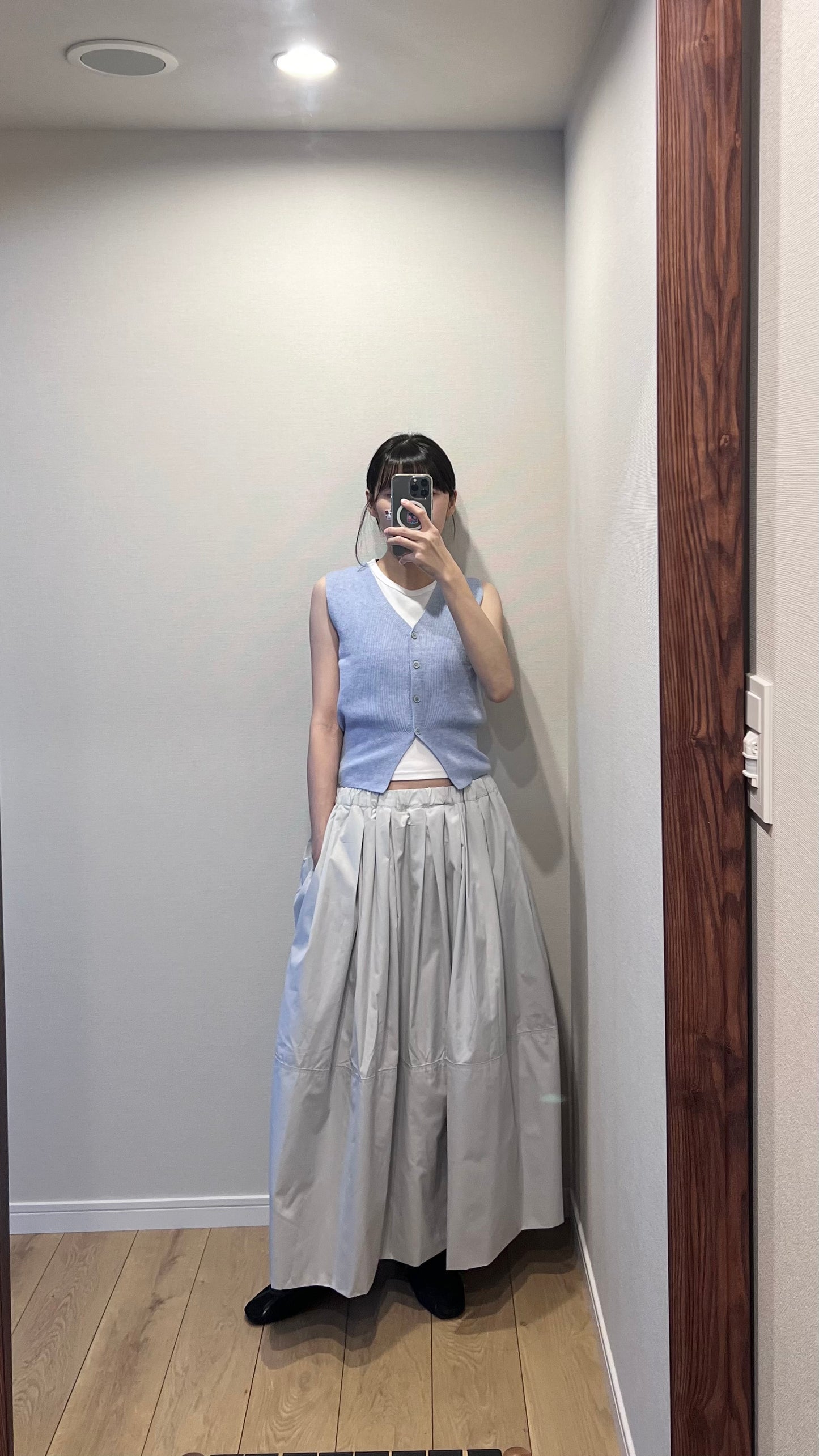 merry skirt in light grey