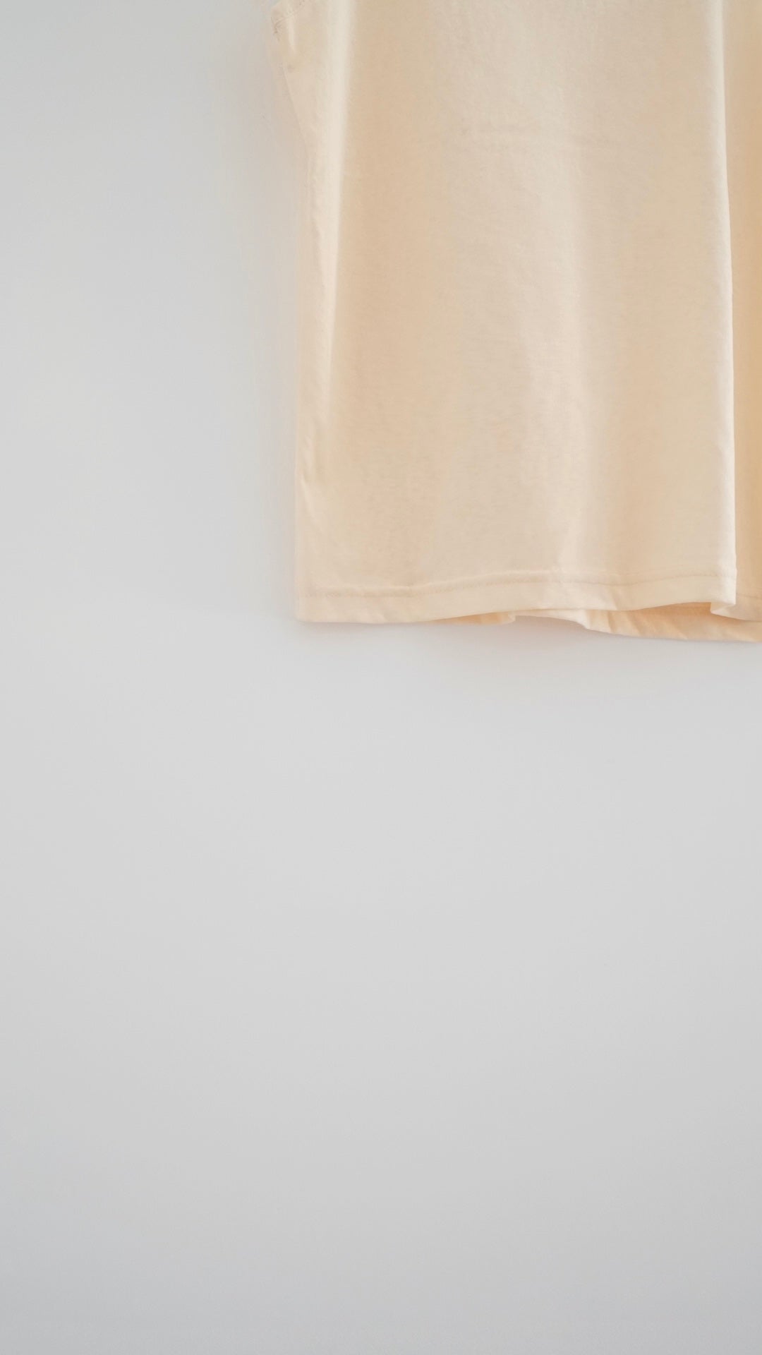 rom layering vest in light yellow (pre-order)