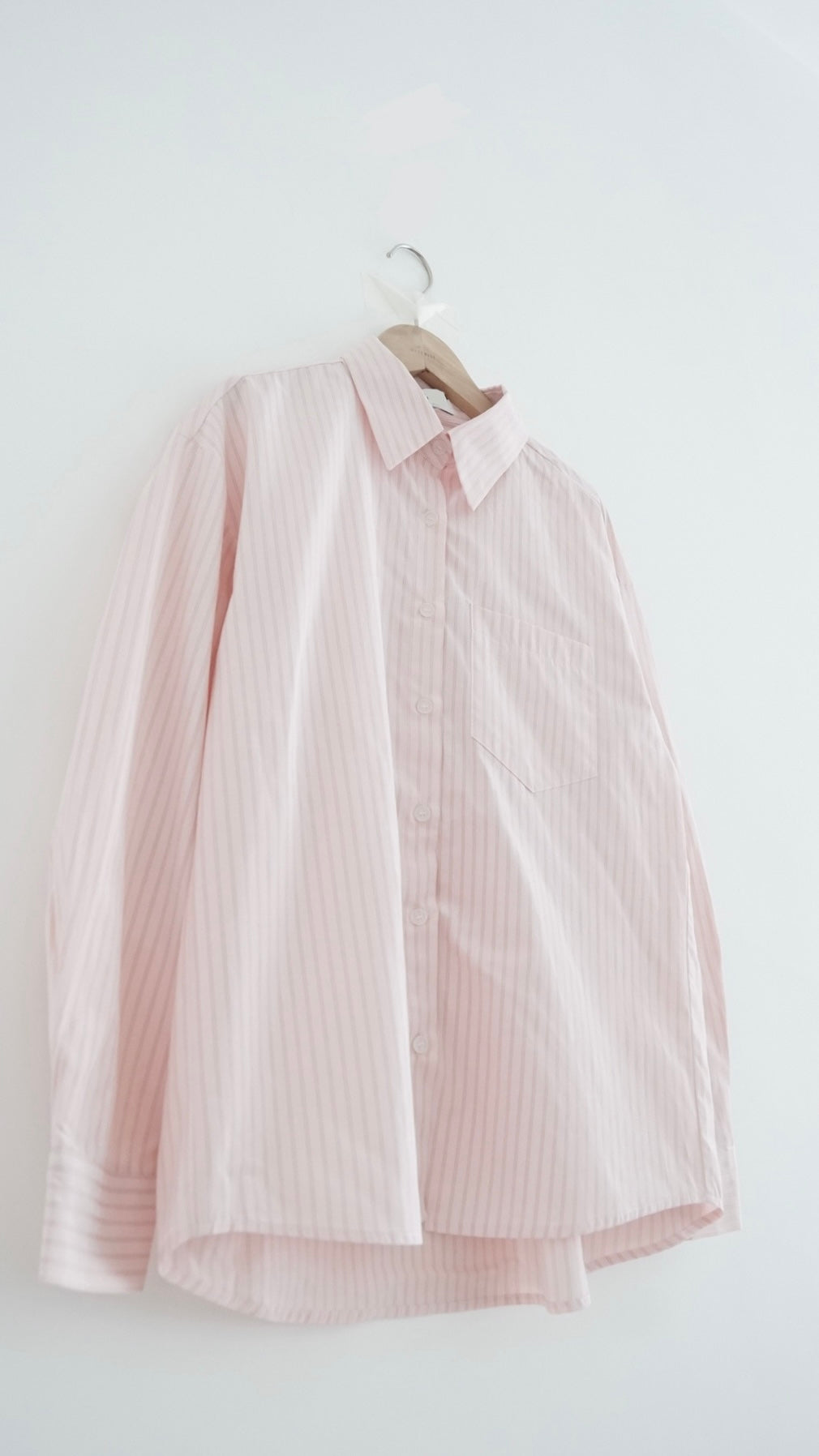 rei everyday striped shirt in pink (pre-order)