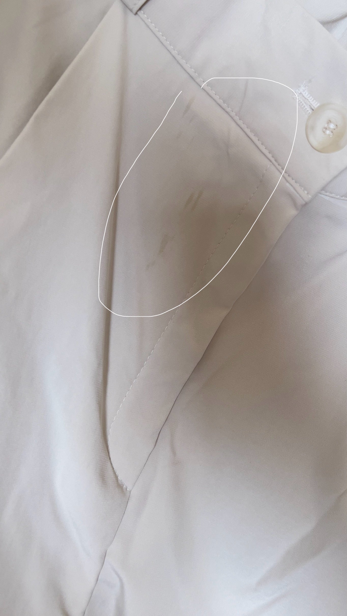 cloudy pants in dust grey (flawed)