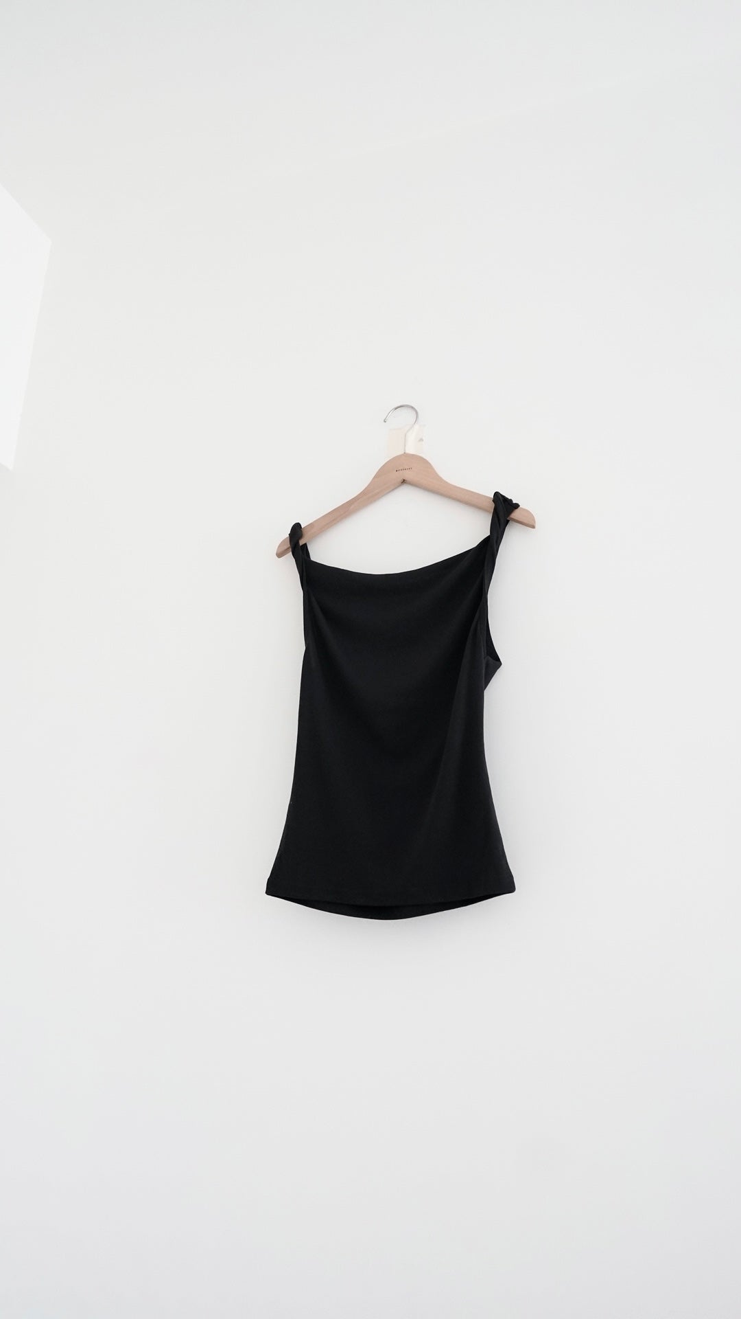 twist tank top in charcoal (pre-order)