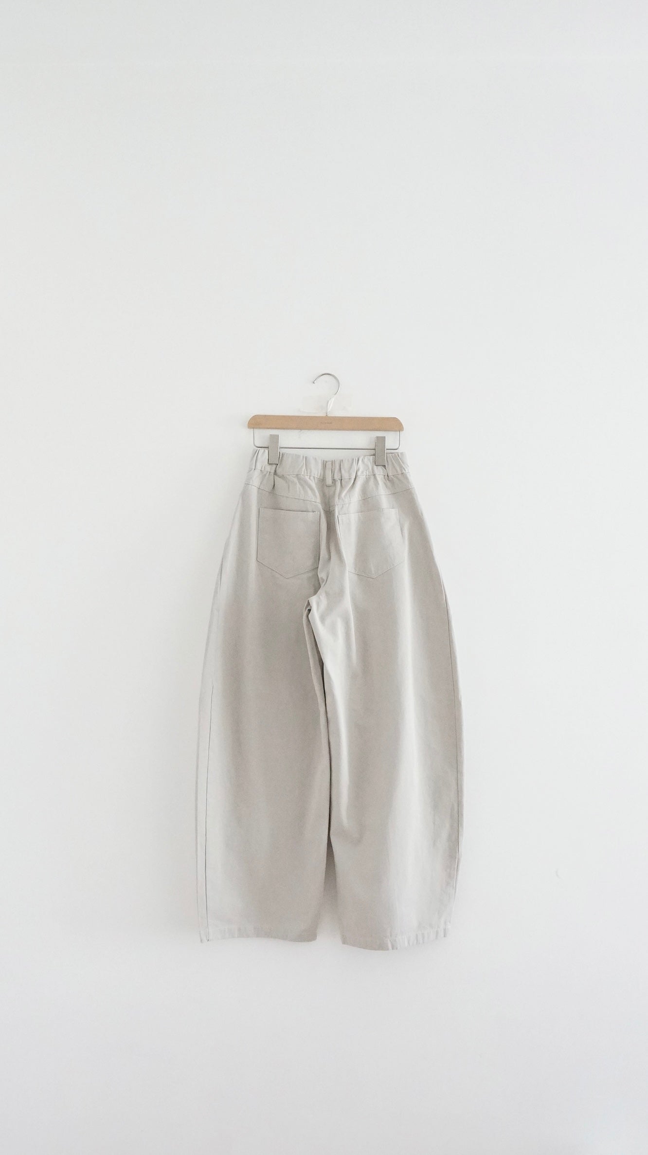 luka balloon wide pants in light grey