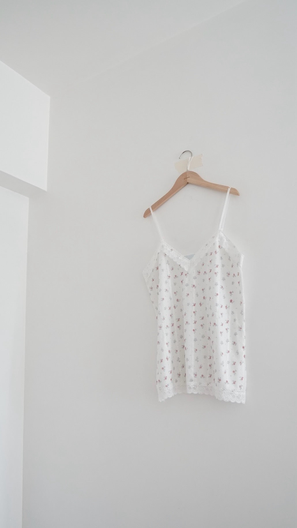 retro french lace floral dress top in white (pre-order)