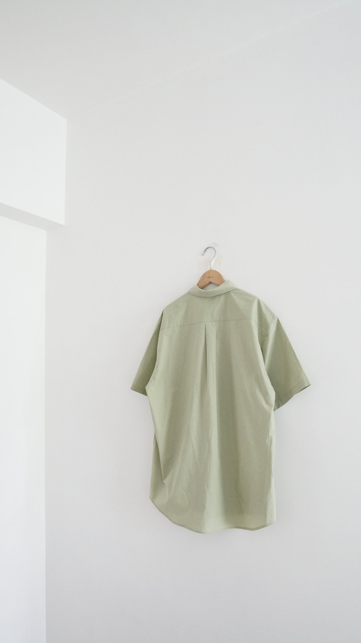 loose short sleeve shirt in sage