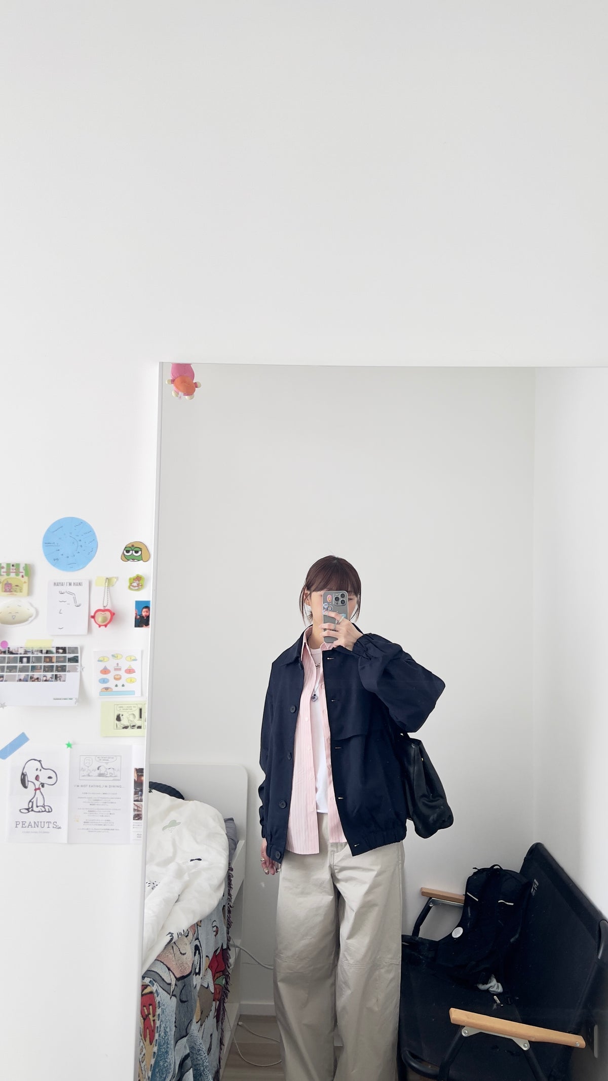 frey clean jacket in navy (pre-order)