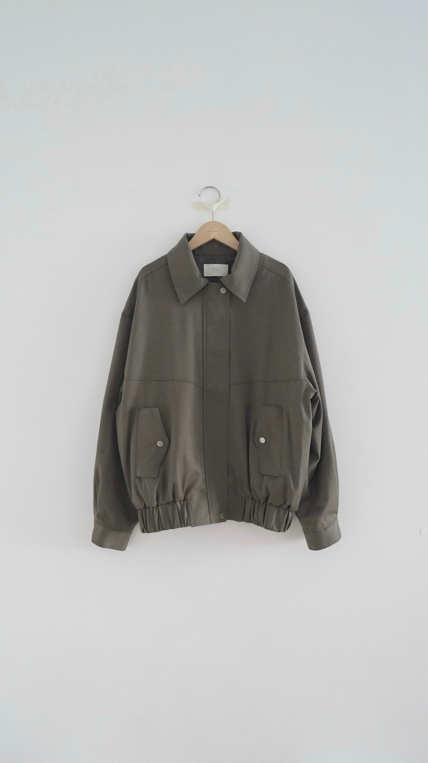 classic high-end jacket in taupe grey ( pre-order )