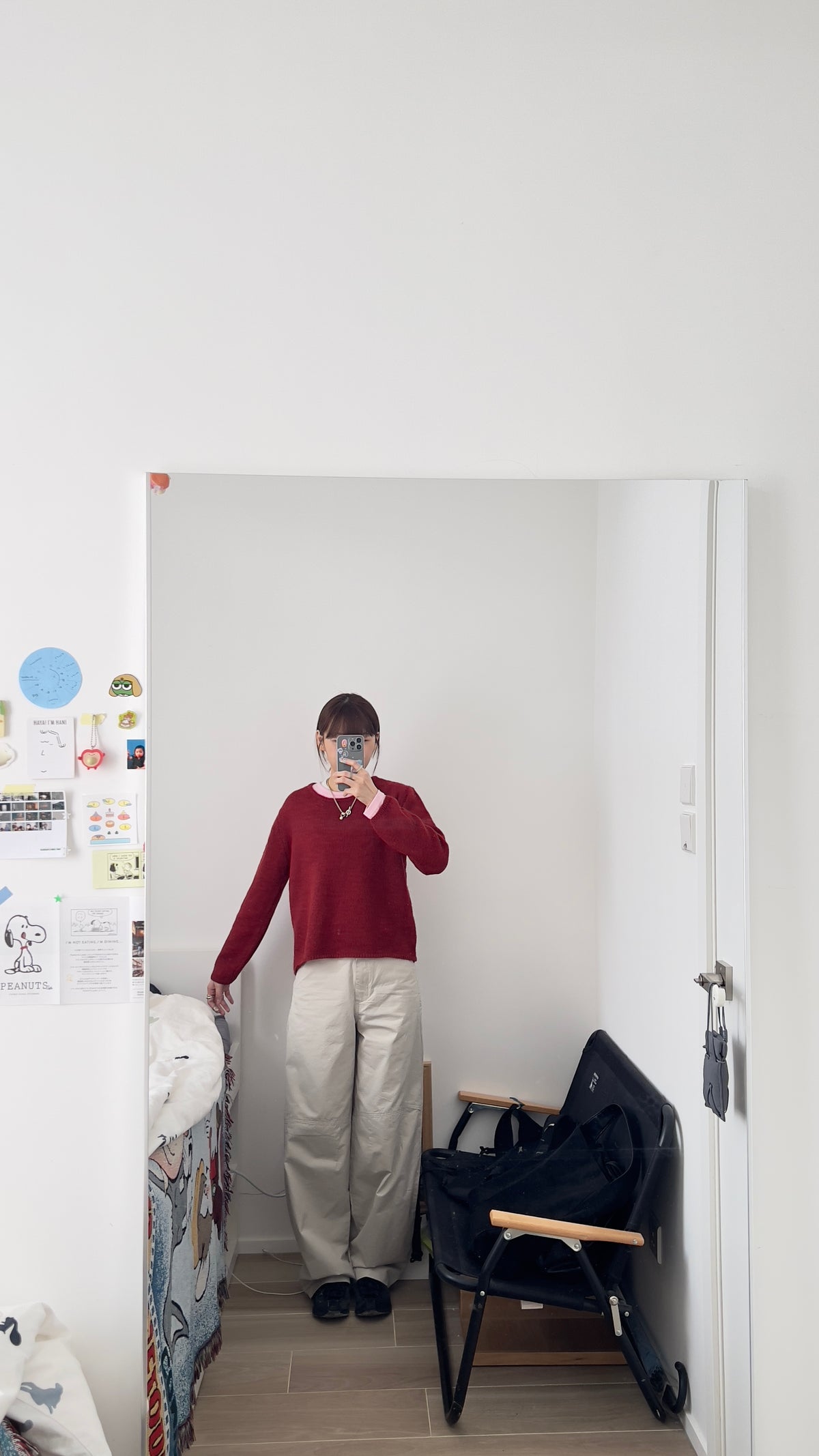 piano sweater in red (pre-order)