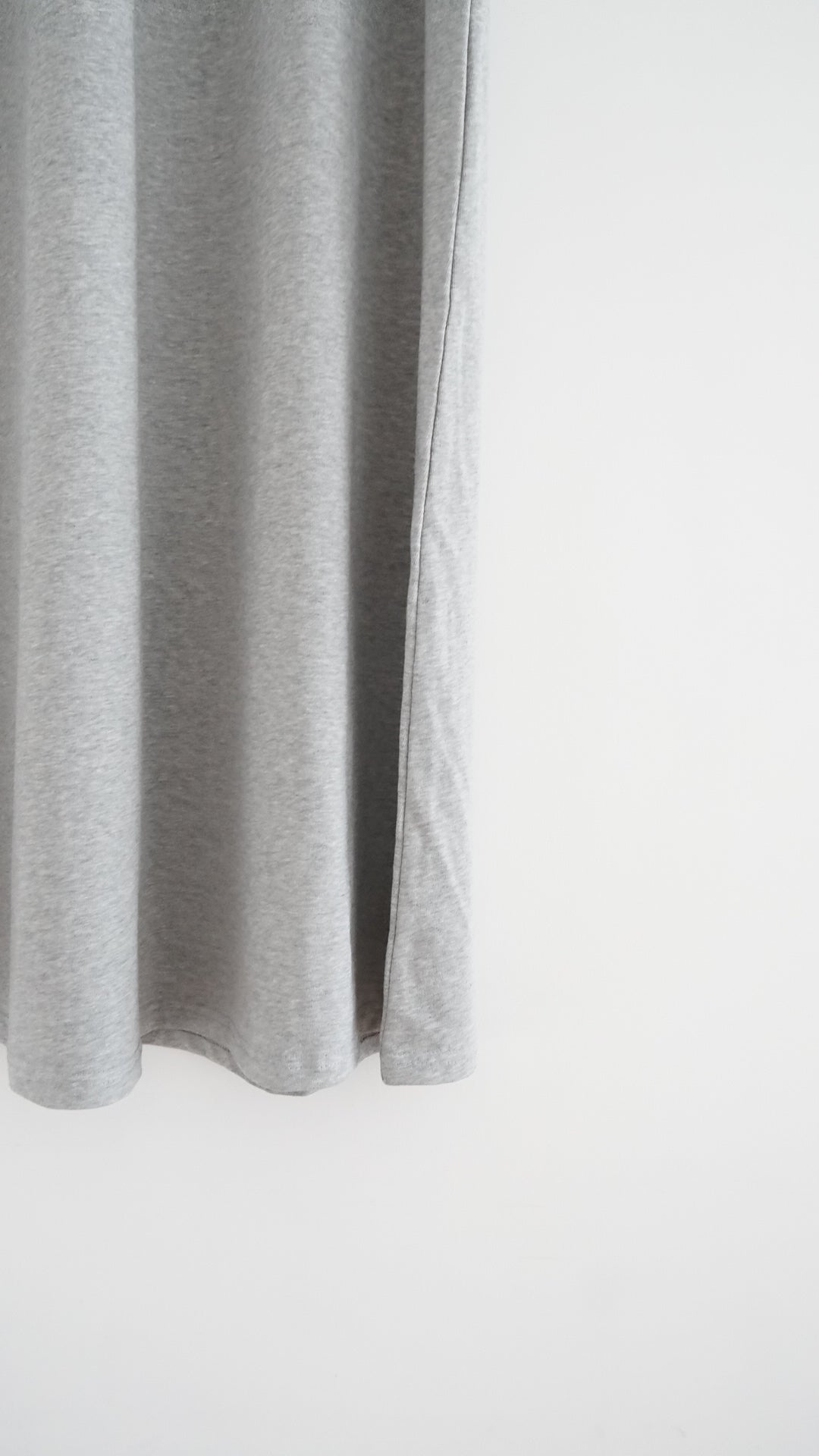classic a-line cotton dress in grey (pre-order)