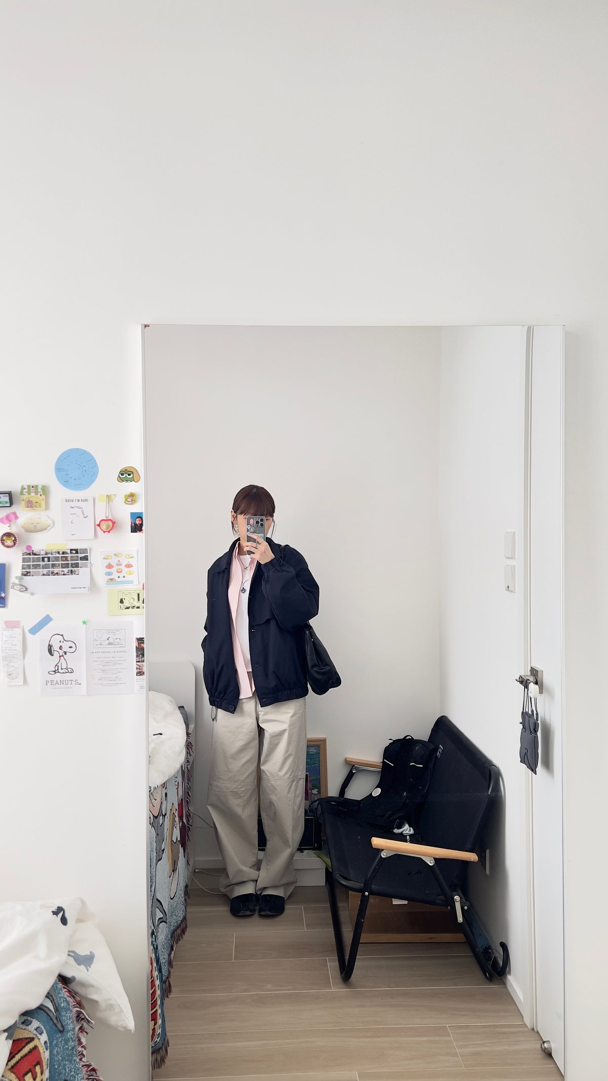 frey clean jacket in navy (pre-order)