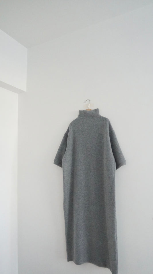 minimalist wool dress
