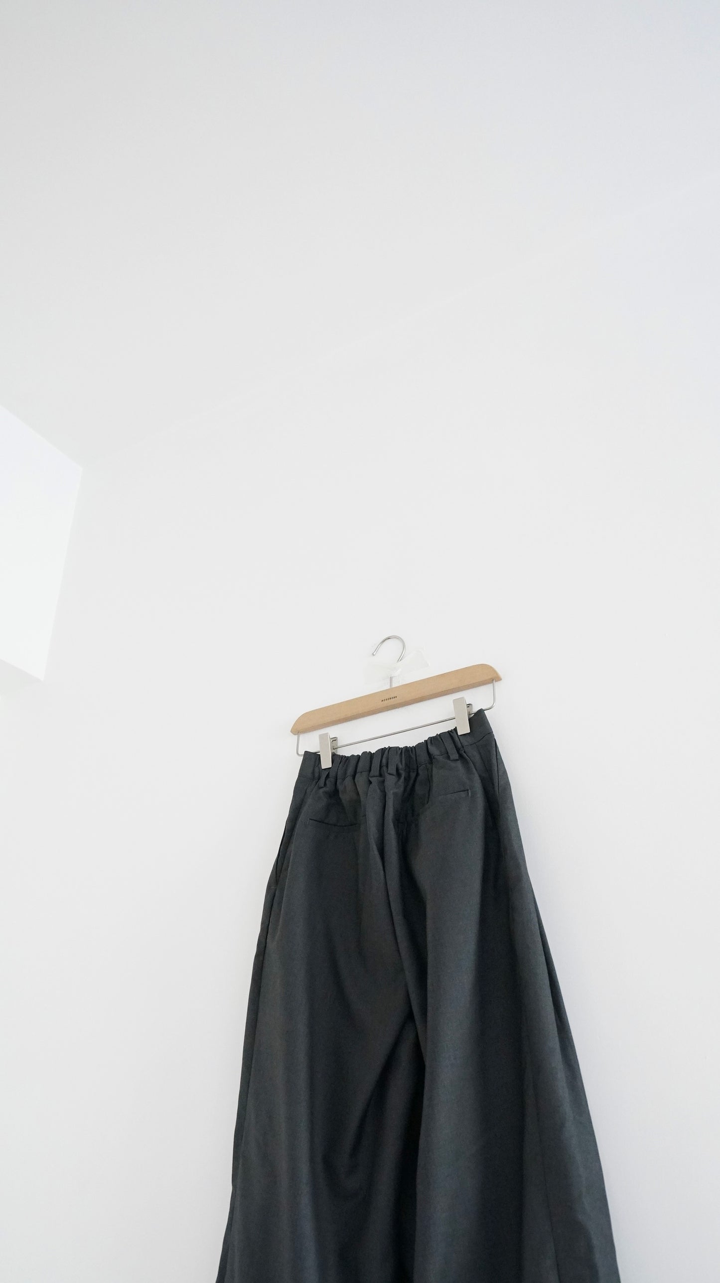 grace pleat pants in grey (M)