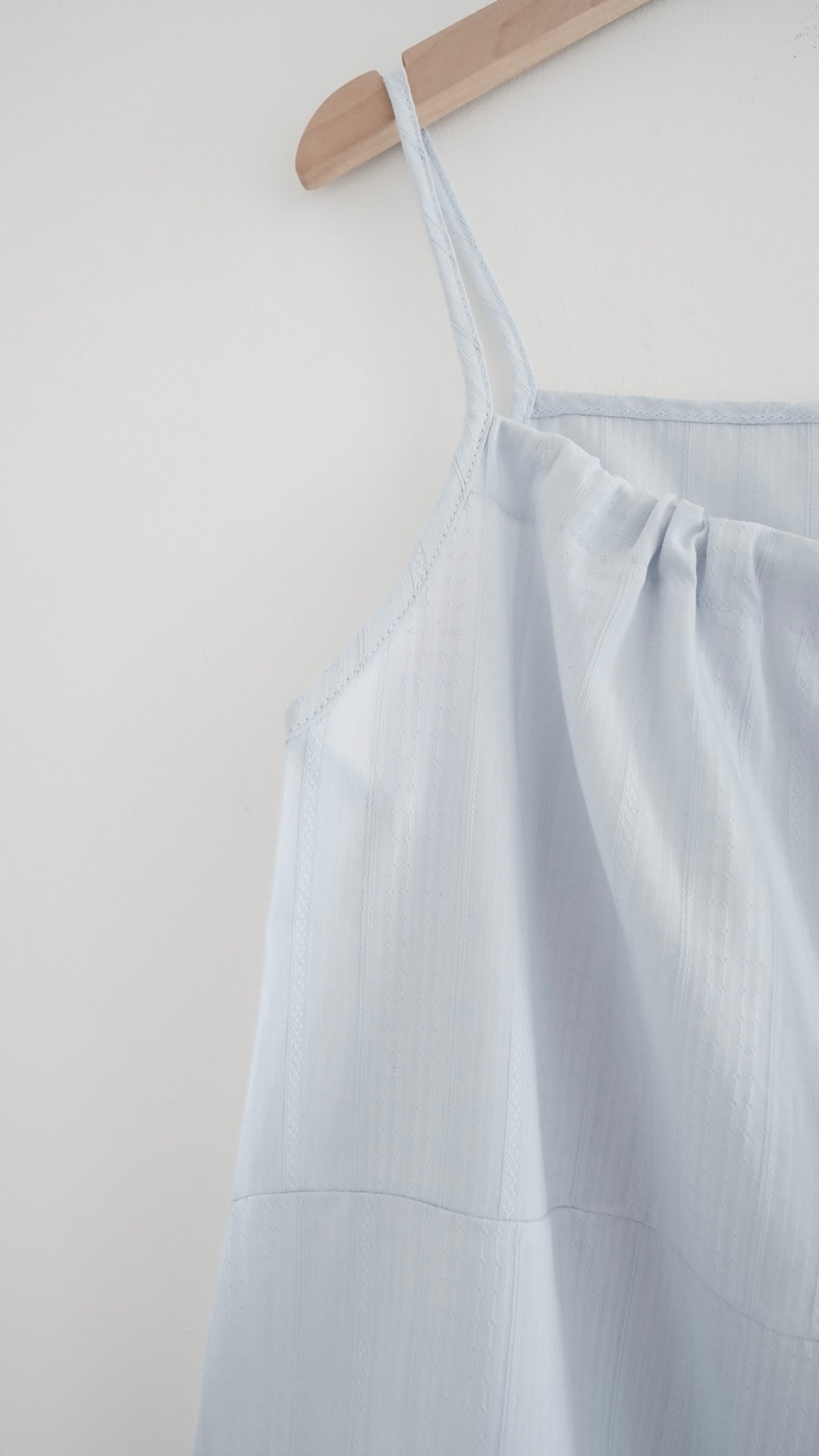 ore lace dress top in light blue (pre-order)