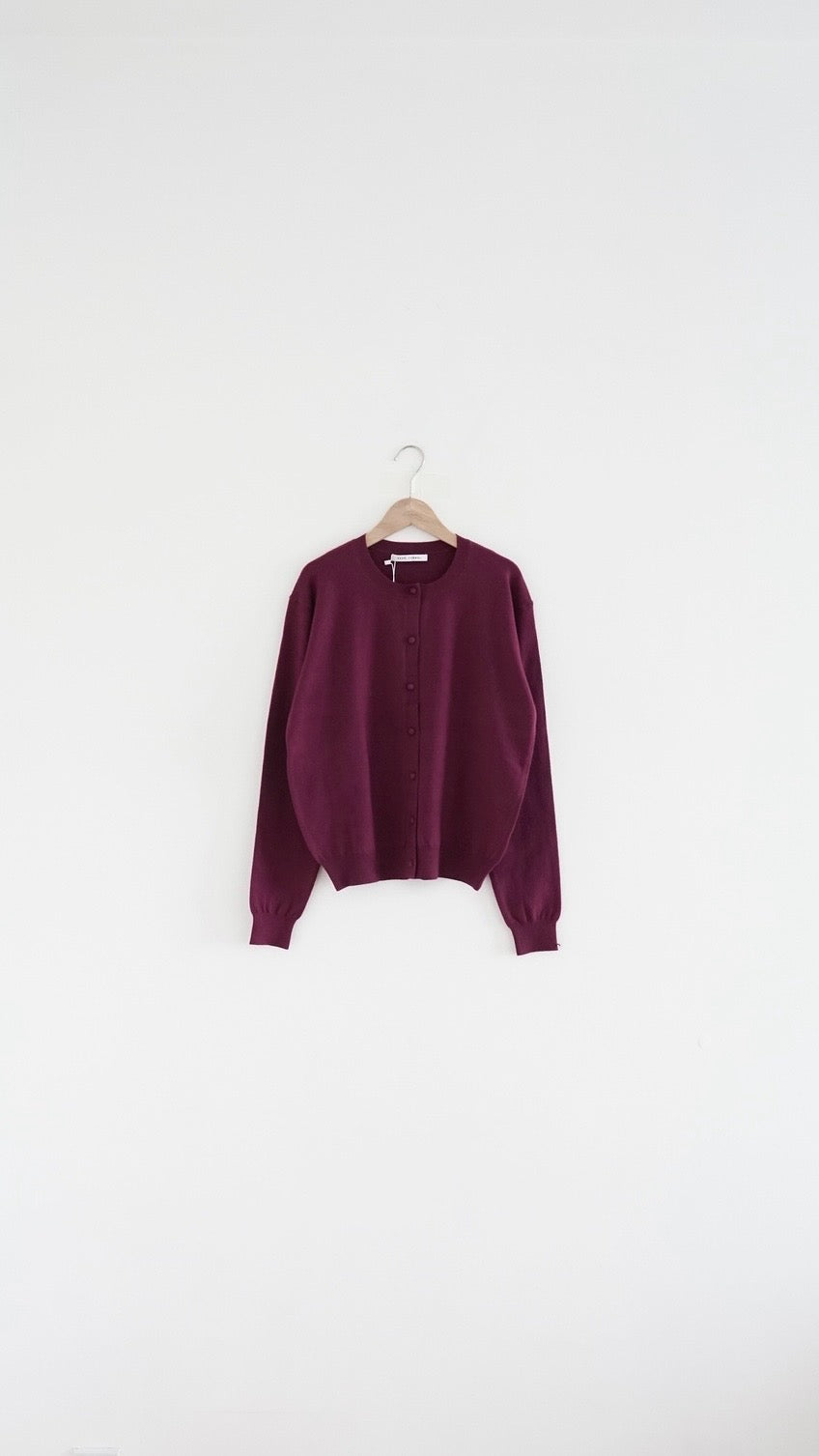 nero soft soft cardigan in amarante (pre-order)