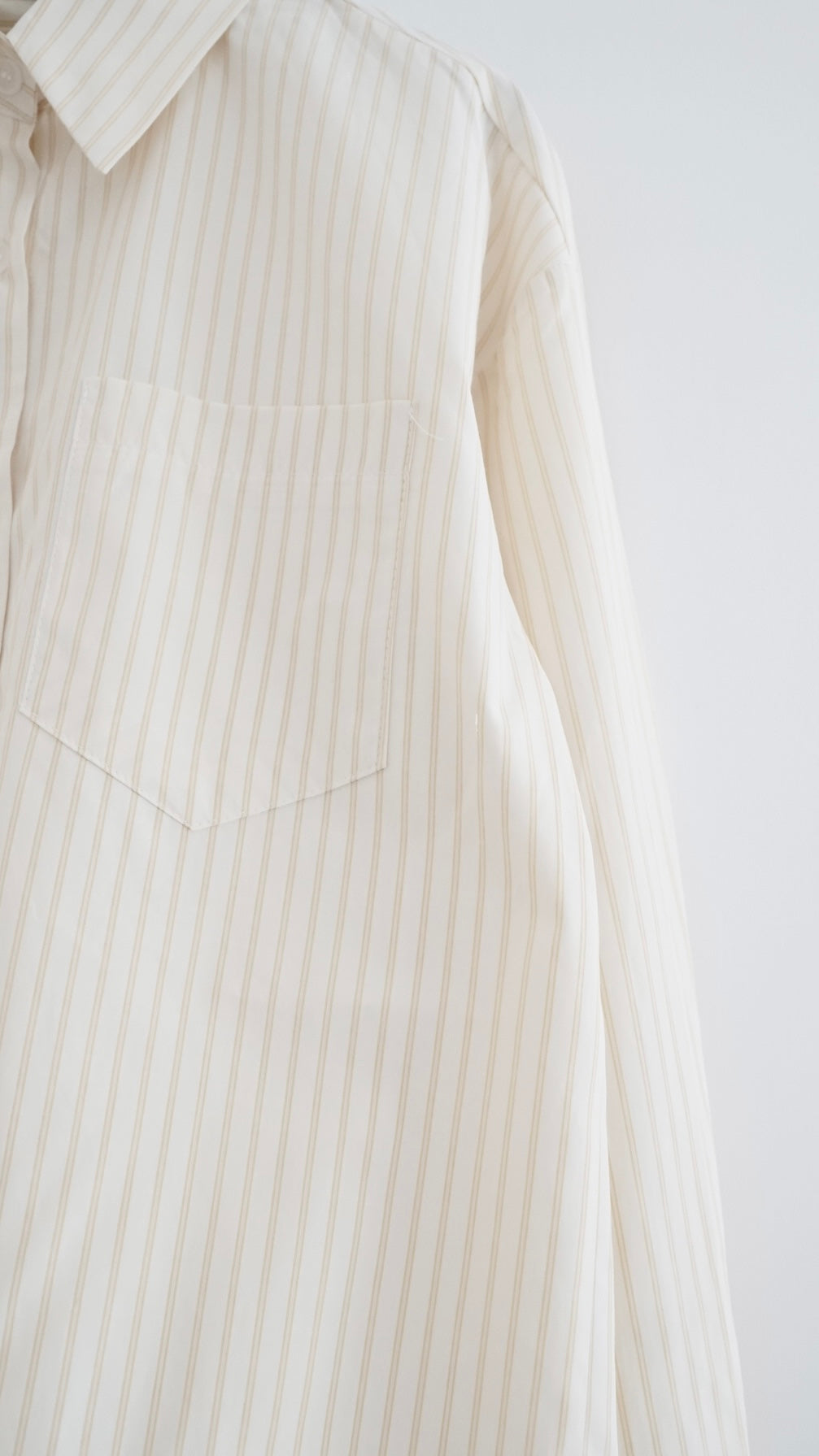 rei everyday striped shirt in butter (pre-order)