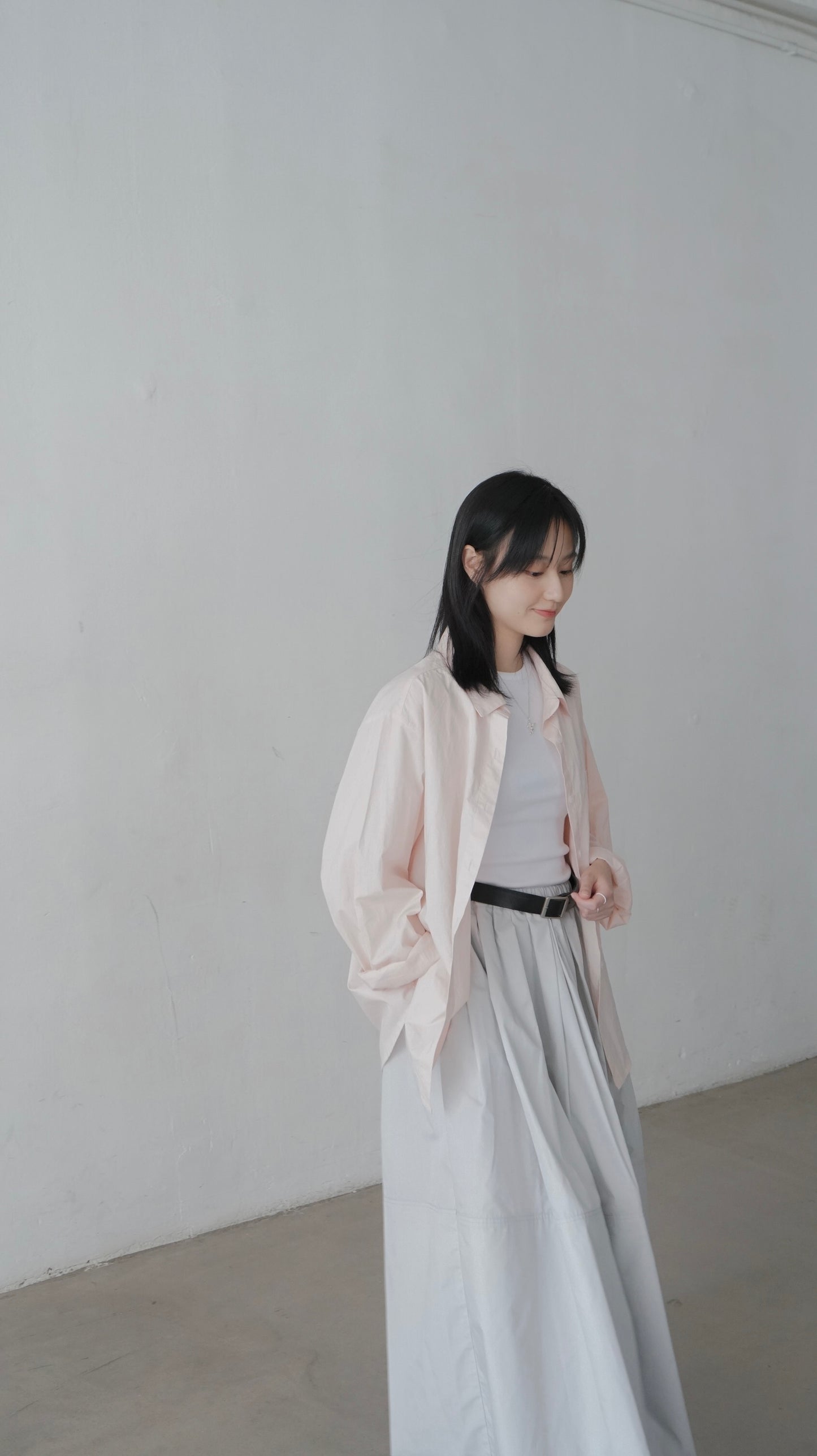 classic soft shirt in soft pink