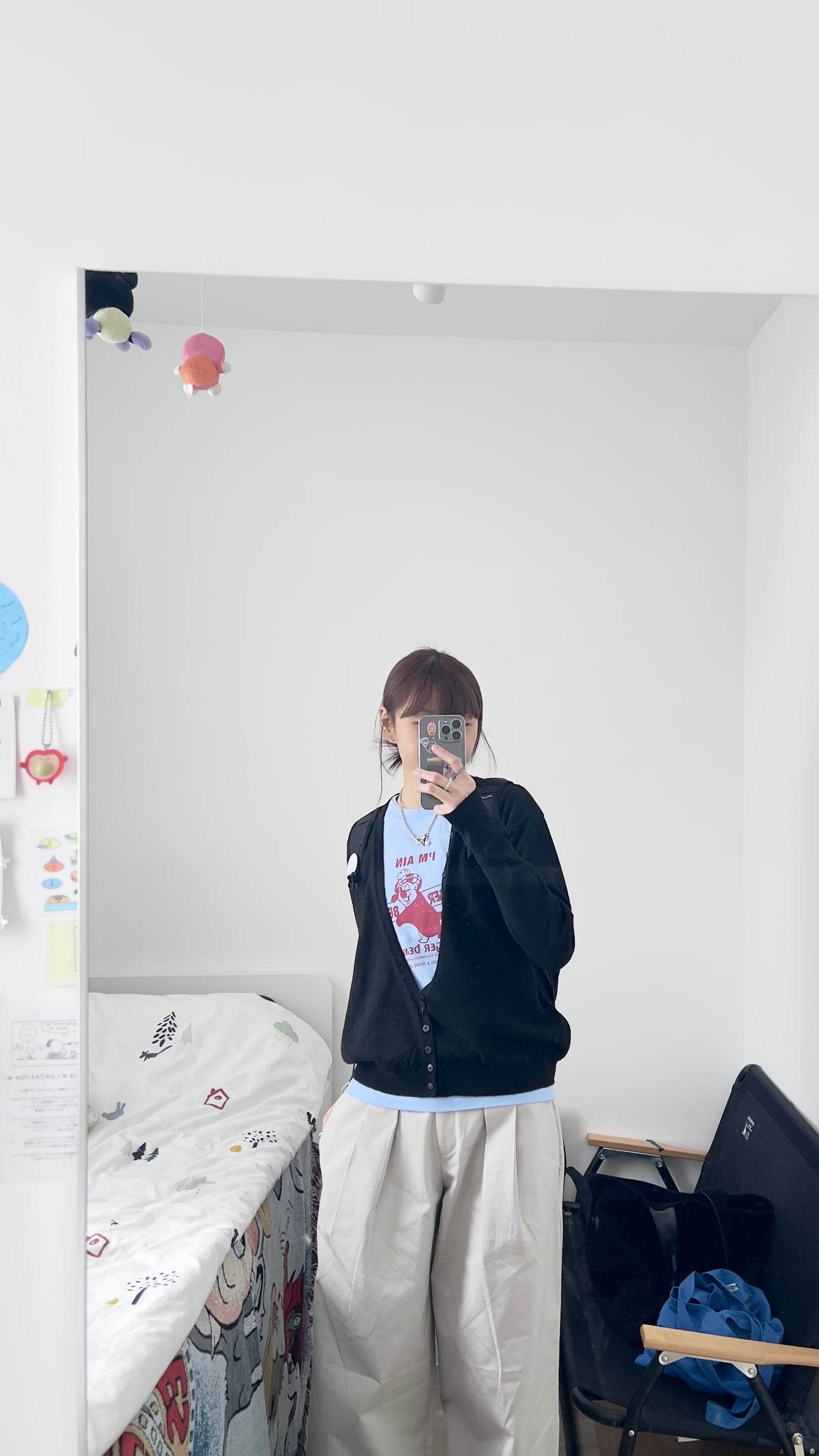john clean-fit bear tee in blue (pre-order)