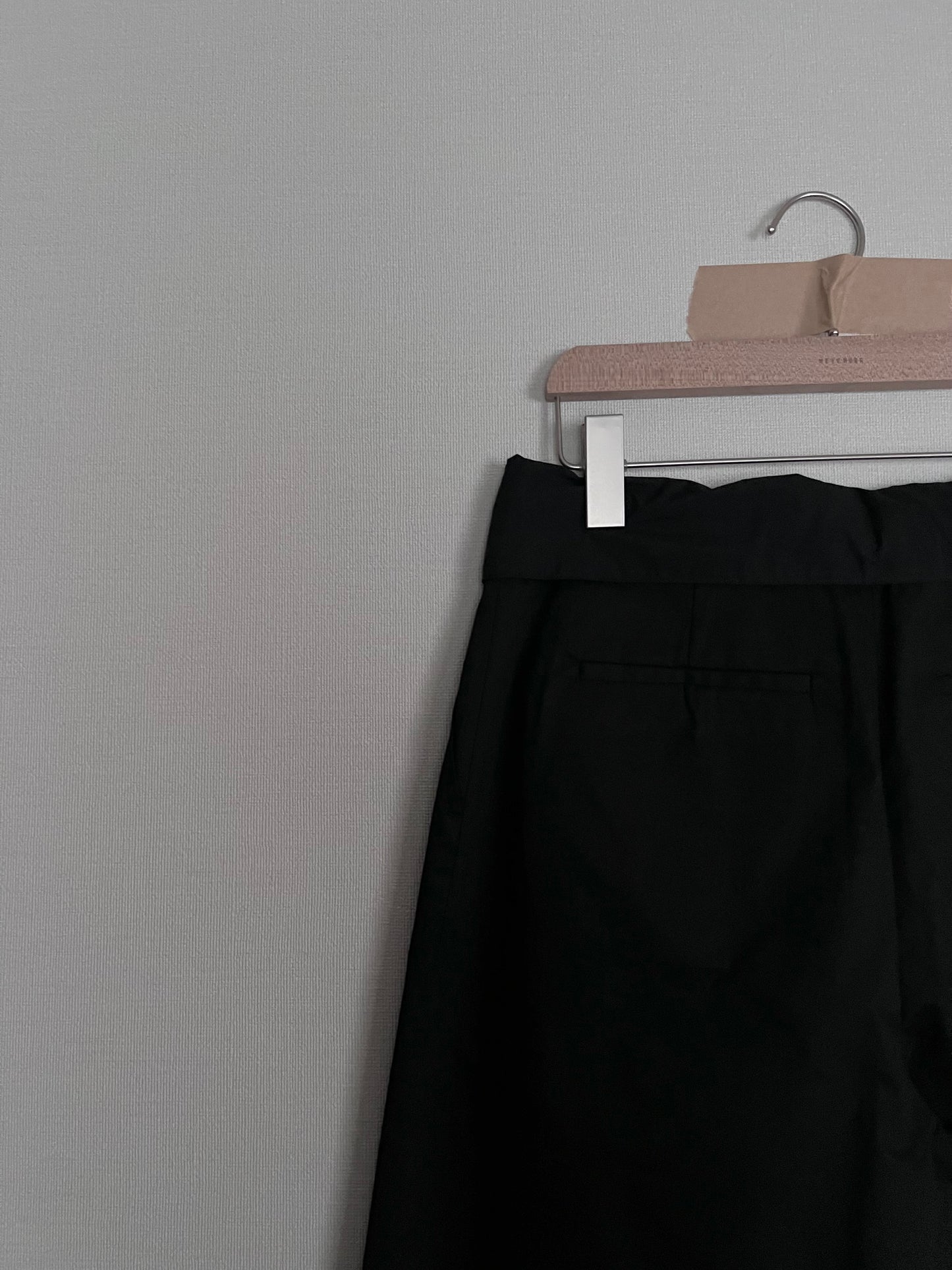 collar pants in black (pre-order)