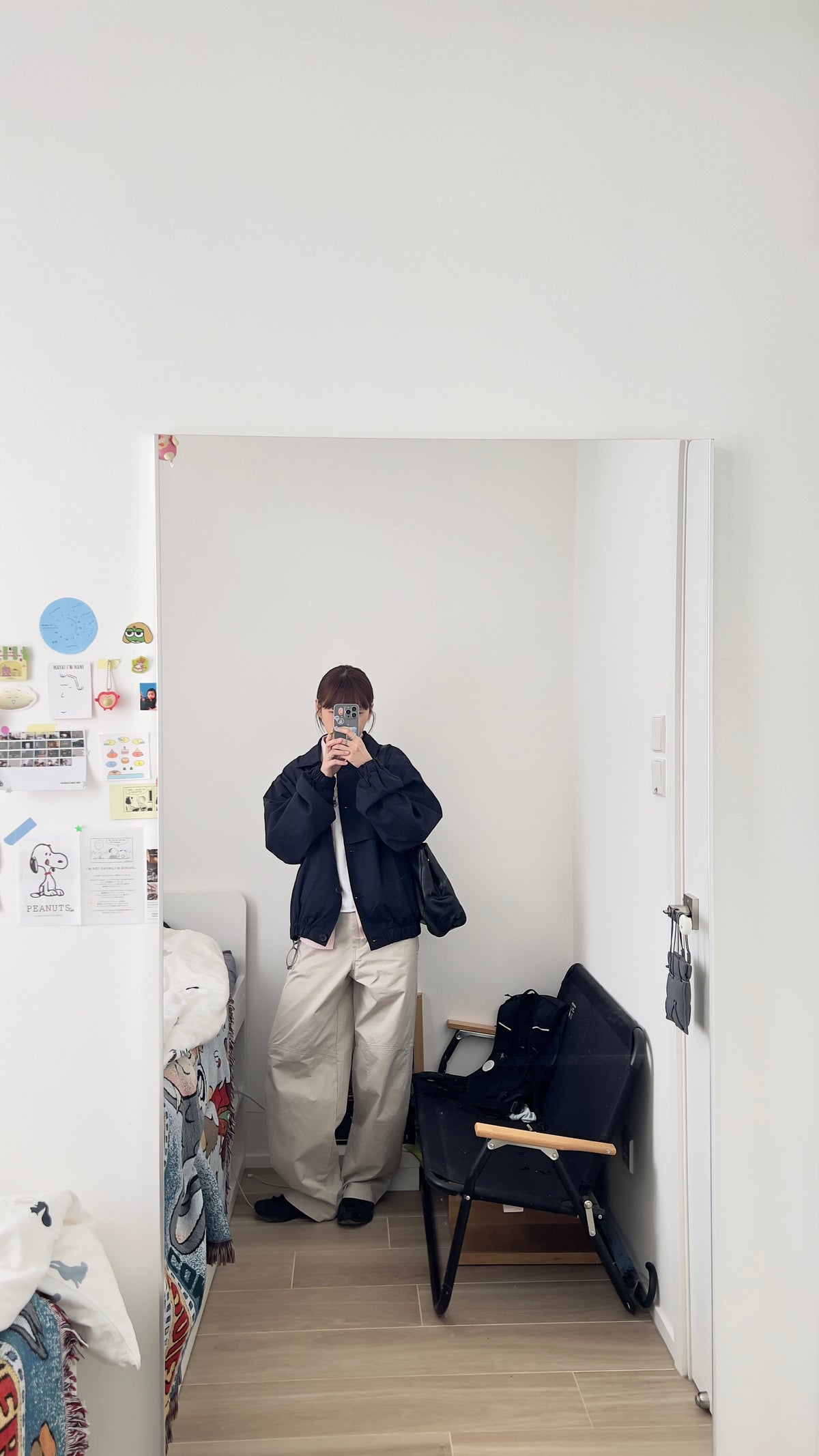 frey clean jacket in navy (pre-order)