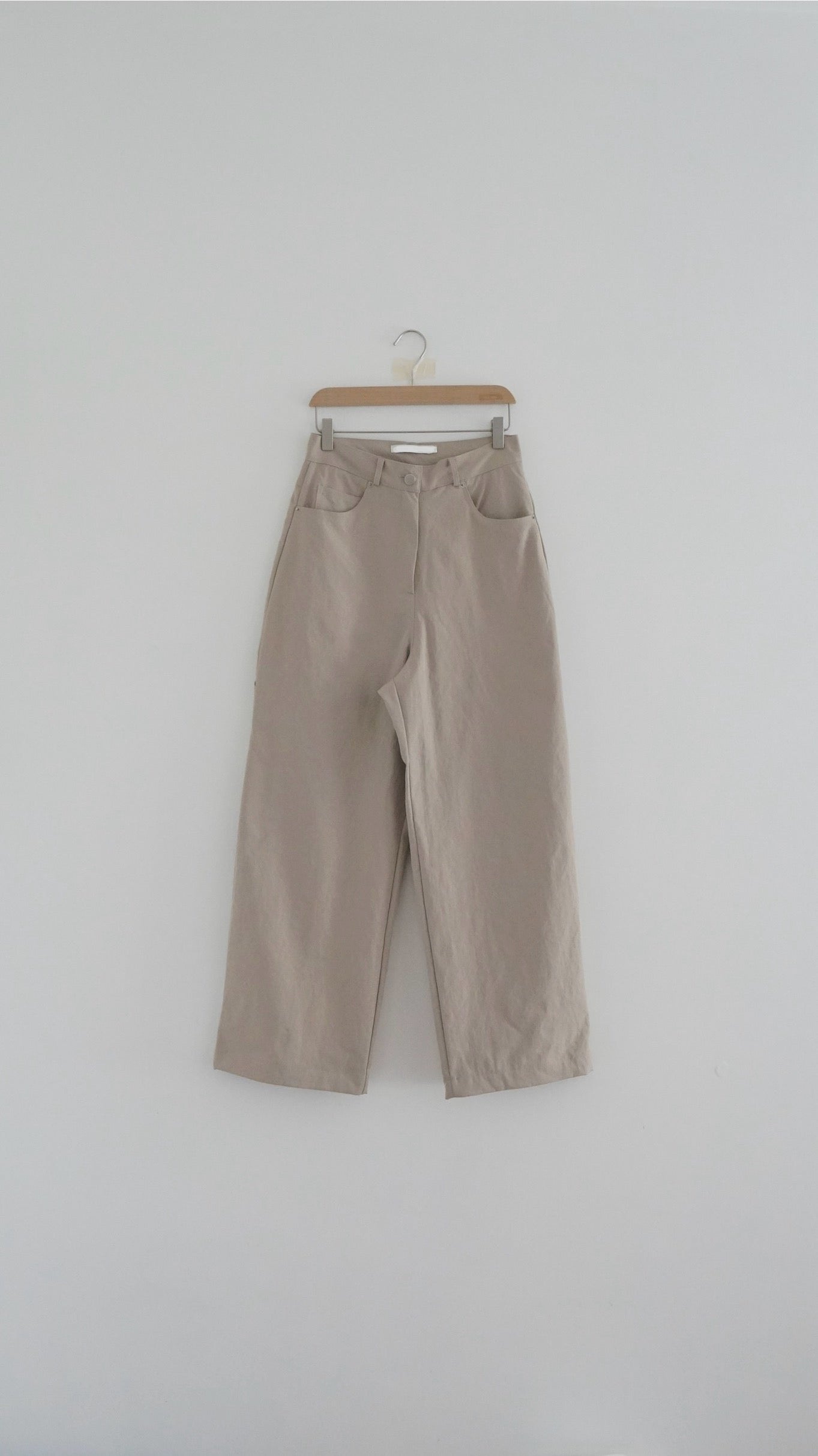 90’s vintage wide worker pants in sand ( pre-order )