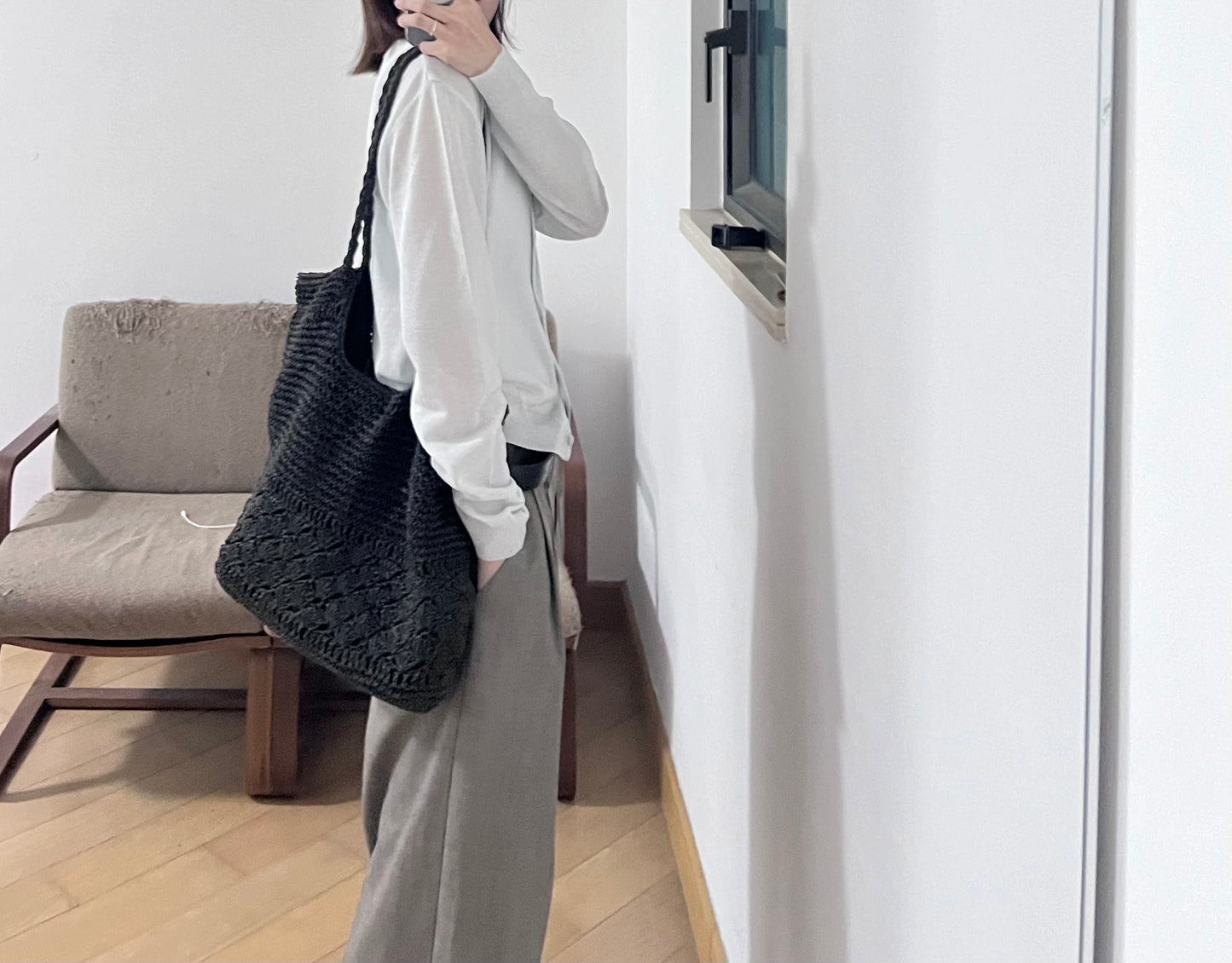 airy sheer cardigan in mint (pre-order)