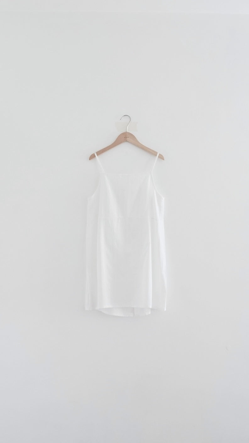 ore lace dress top in white (pre-order)