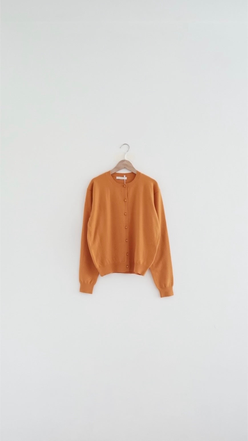 nero soft soft cardigan in orange (pre-order)