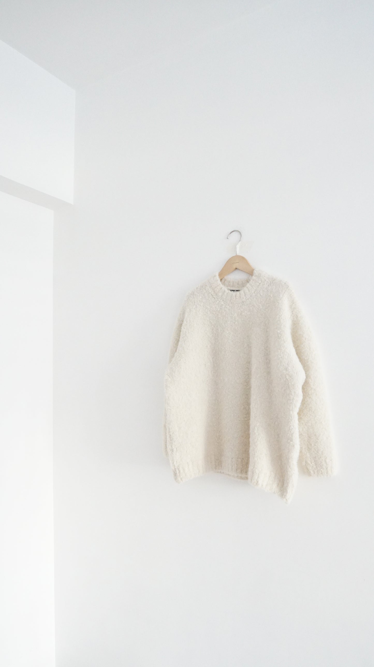 piano sweater in ivory ( pre-order )