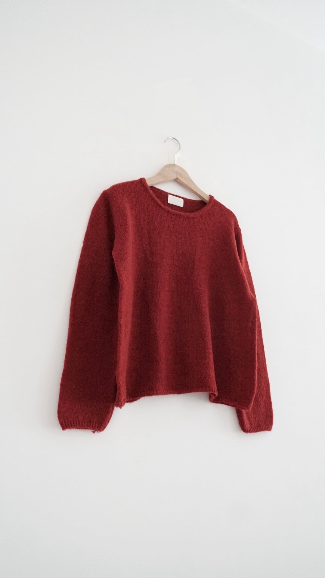 piano sweater in red (pre-order)