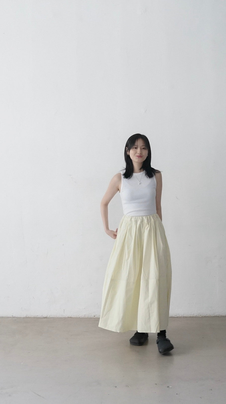 merry skirt in lemon