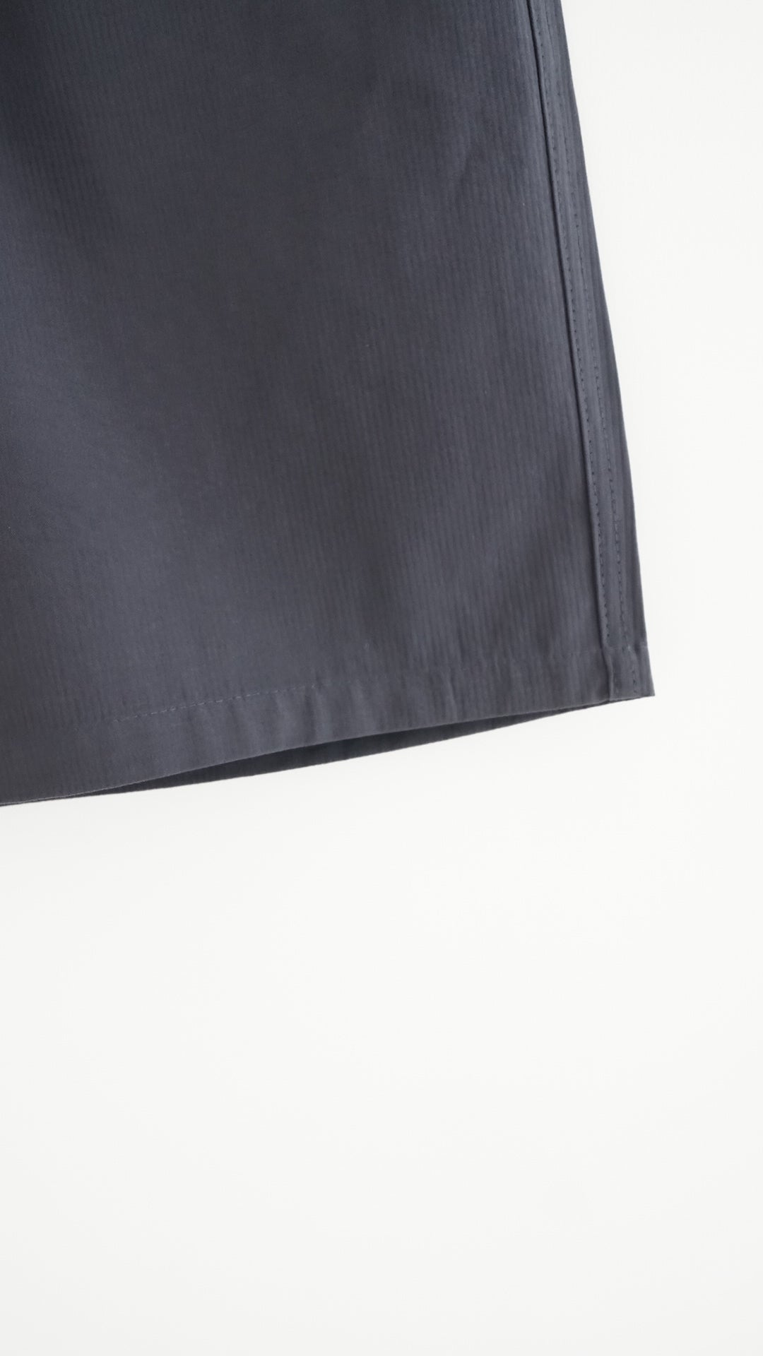 peter textured stripe short in charcoal (pre-order)