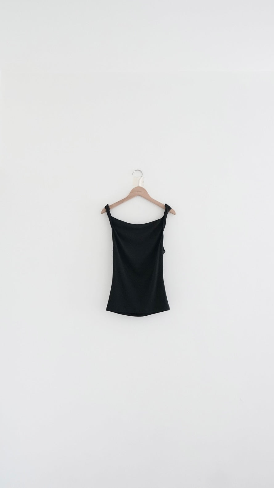 twist tank top in charcoal (pre-order)