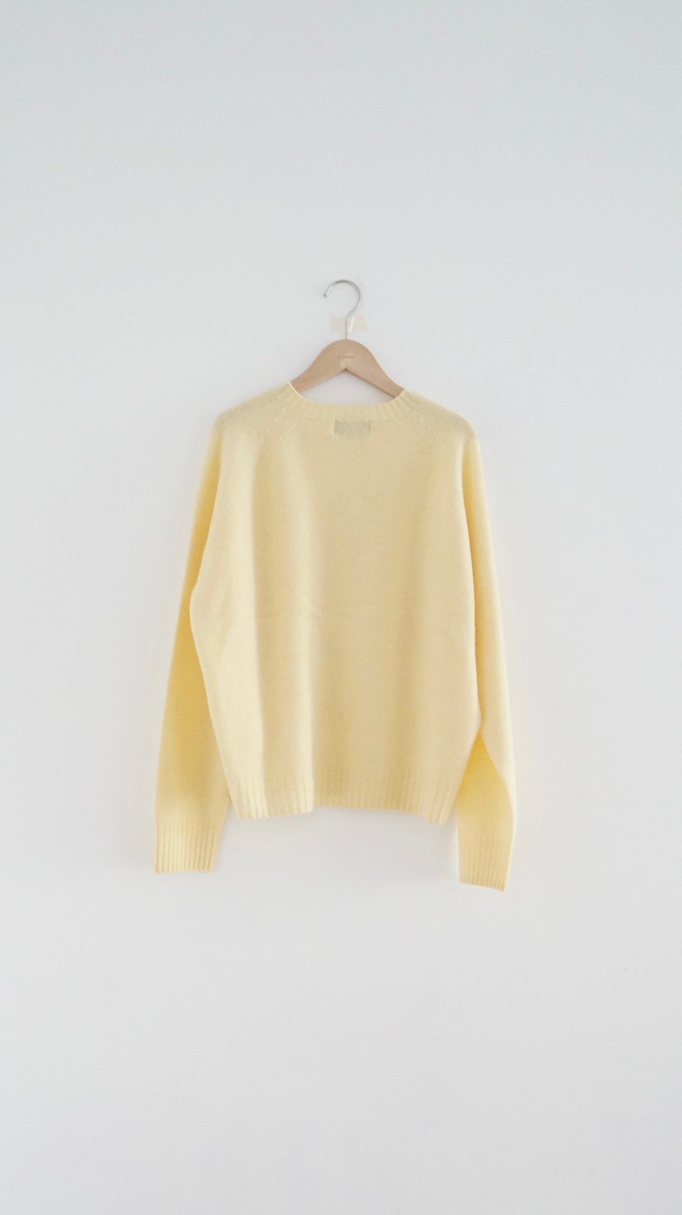 classic wool sweater in lemon ( pre-order )