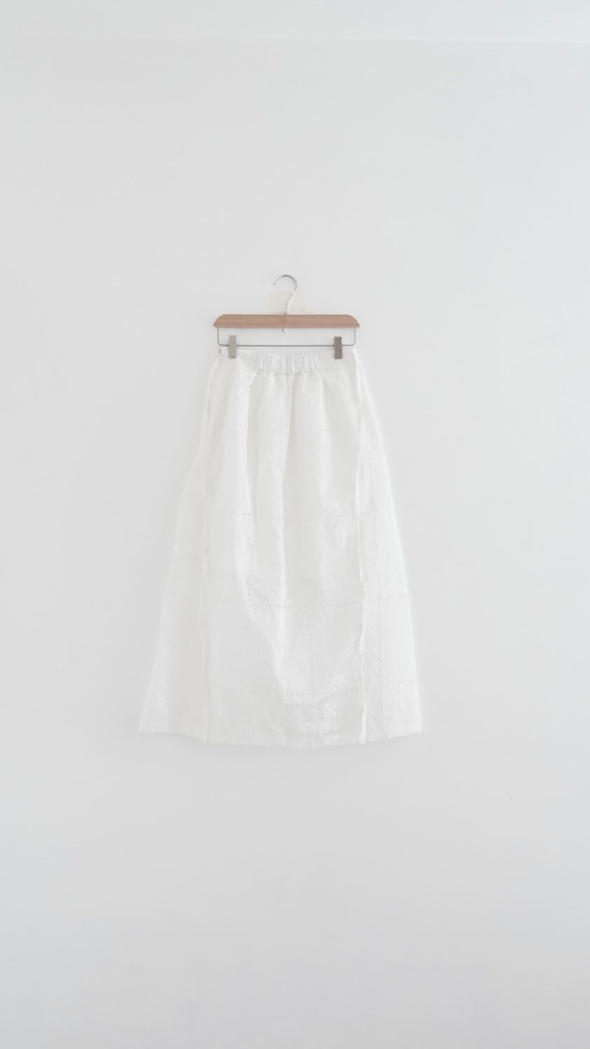 noir french romantic lace skirt in white (pre-order)