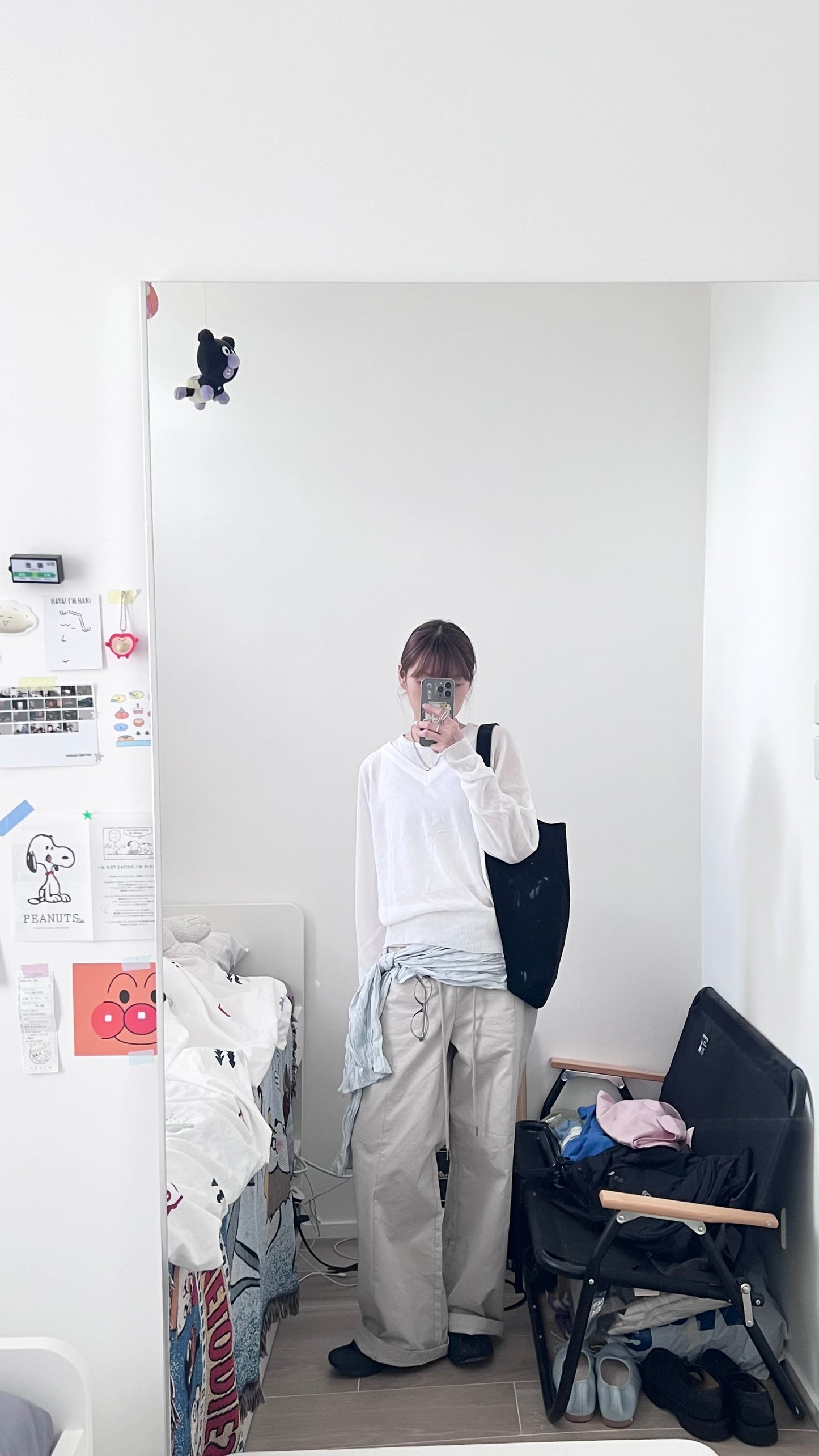 voss high end low waist vintage pants in grey (pre-order)