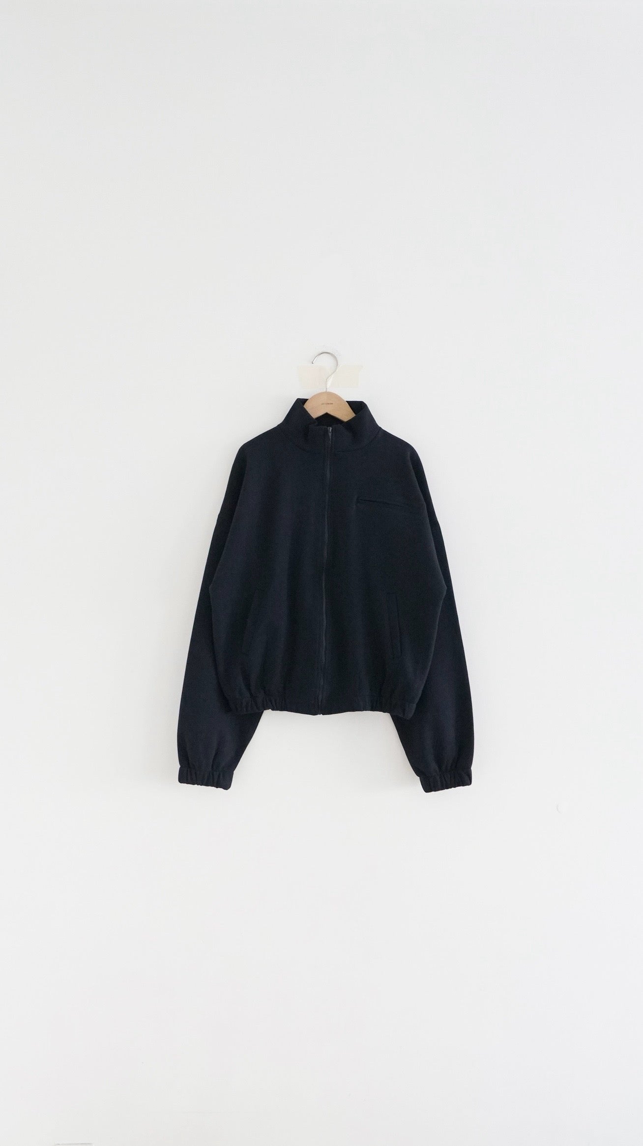 axel zip-up jacket in navy (pre-order)