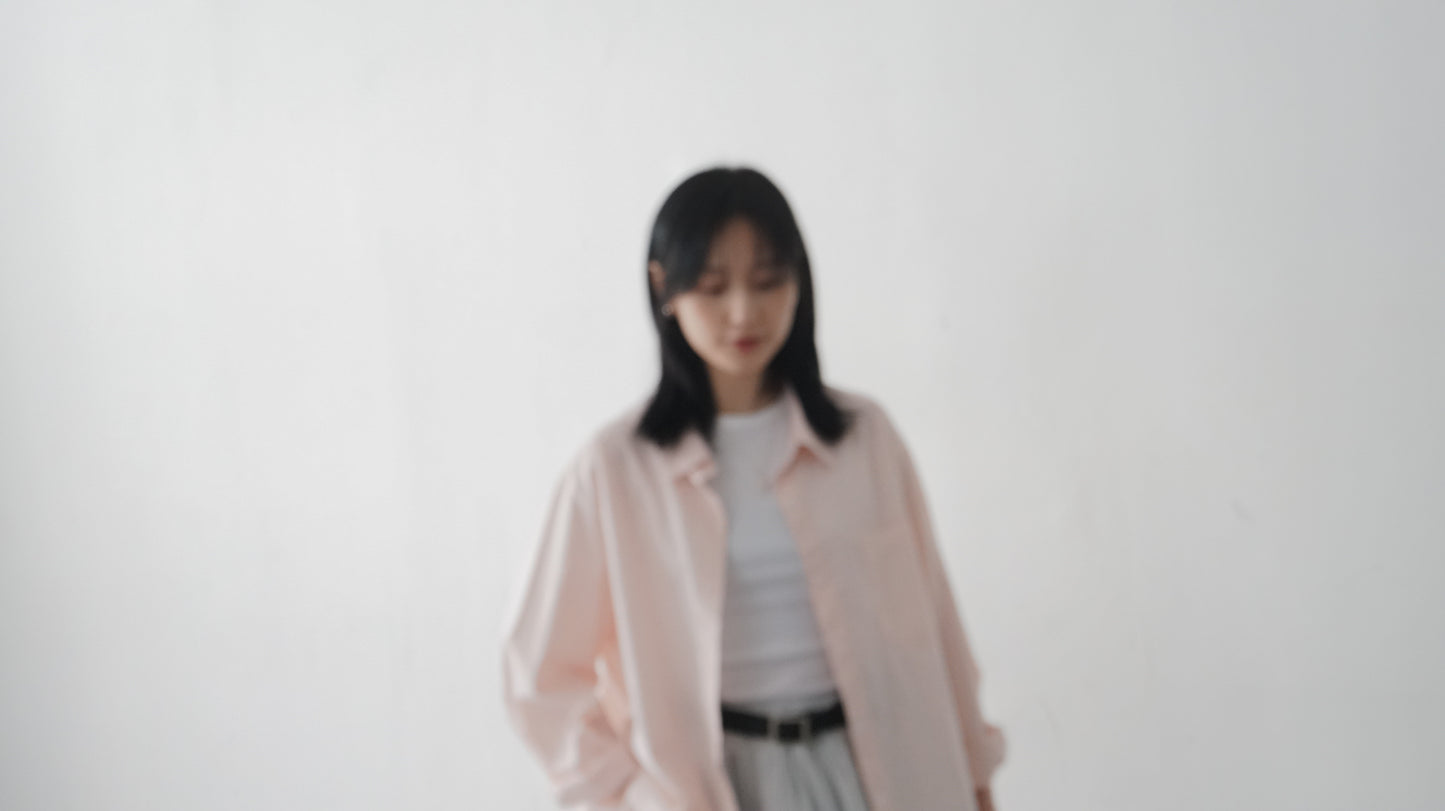 classic soft shirt in soft pink